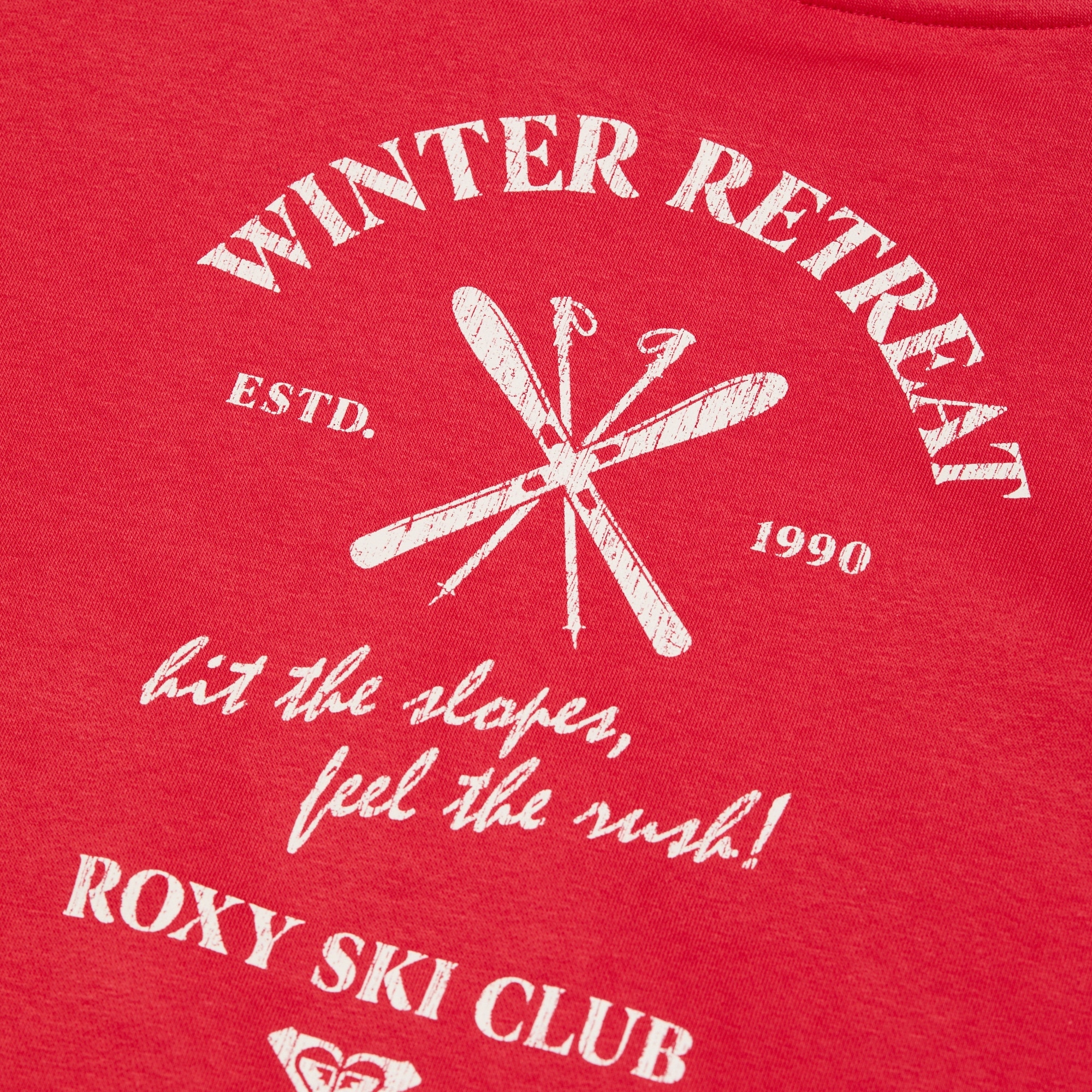 Sudadera de niños Morning Hike Brushed Roxy - Rojo Rojo-4