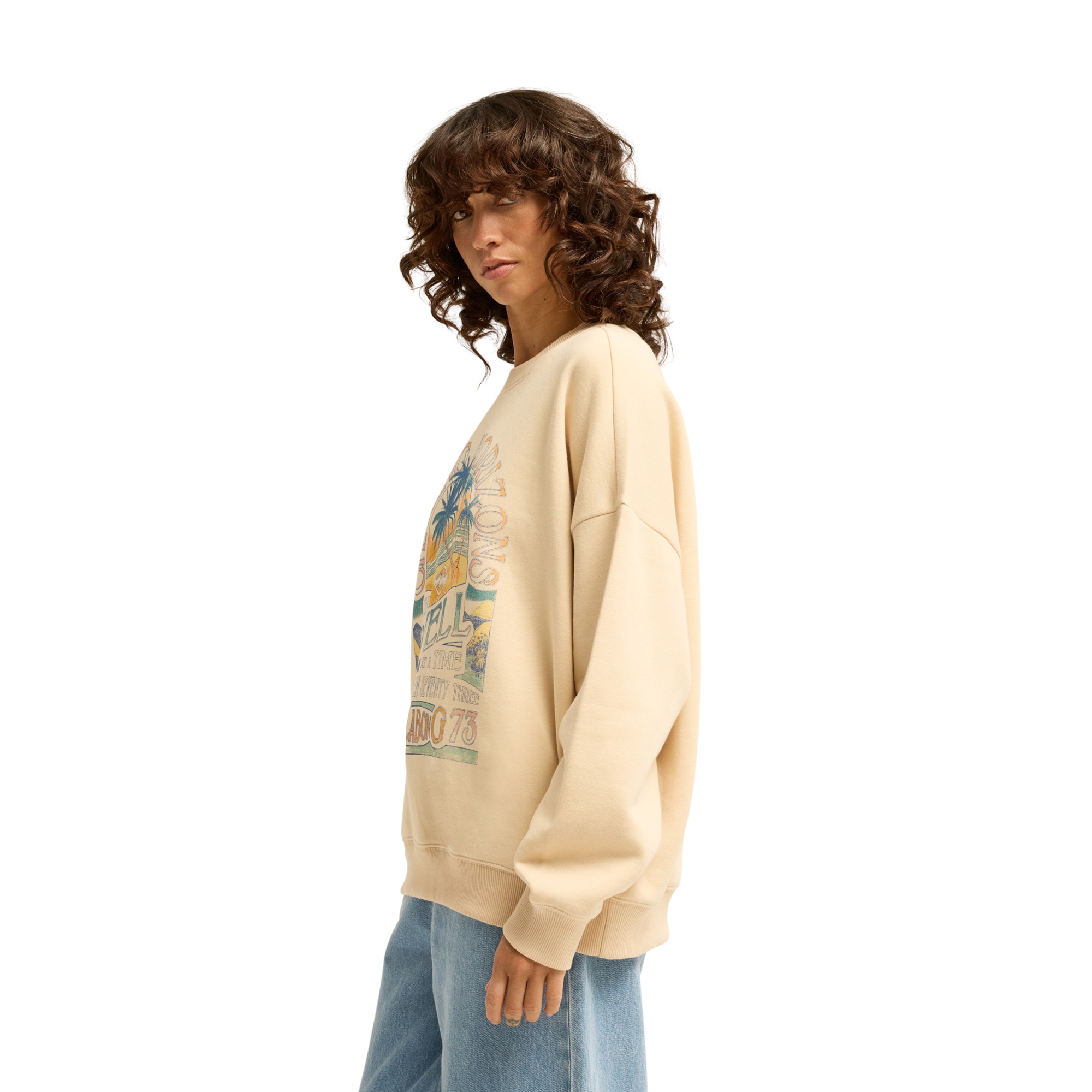 Imagen 4 de Sudadera de mujer Chasing Horizons Billabong - Blanco Blanco