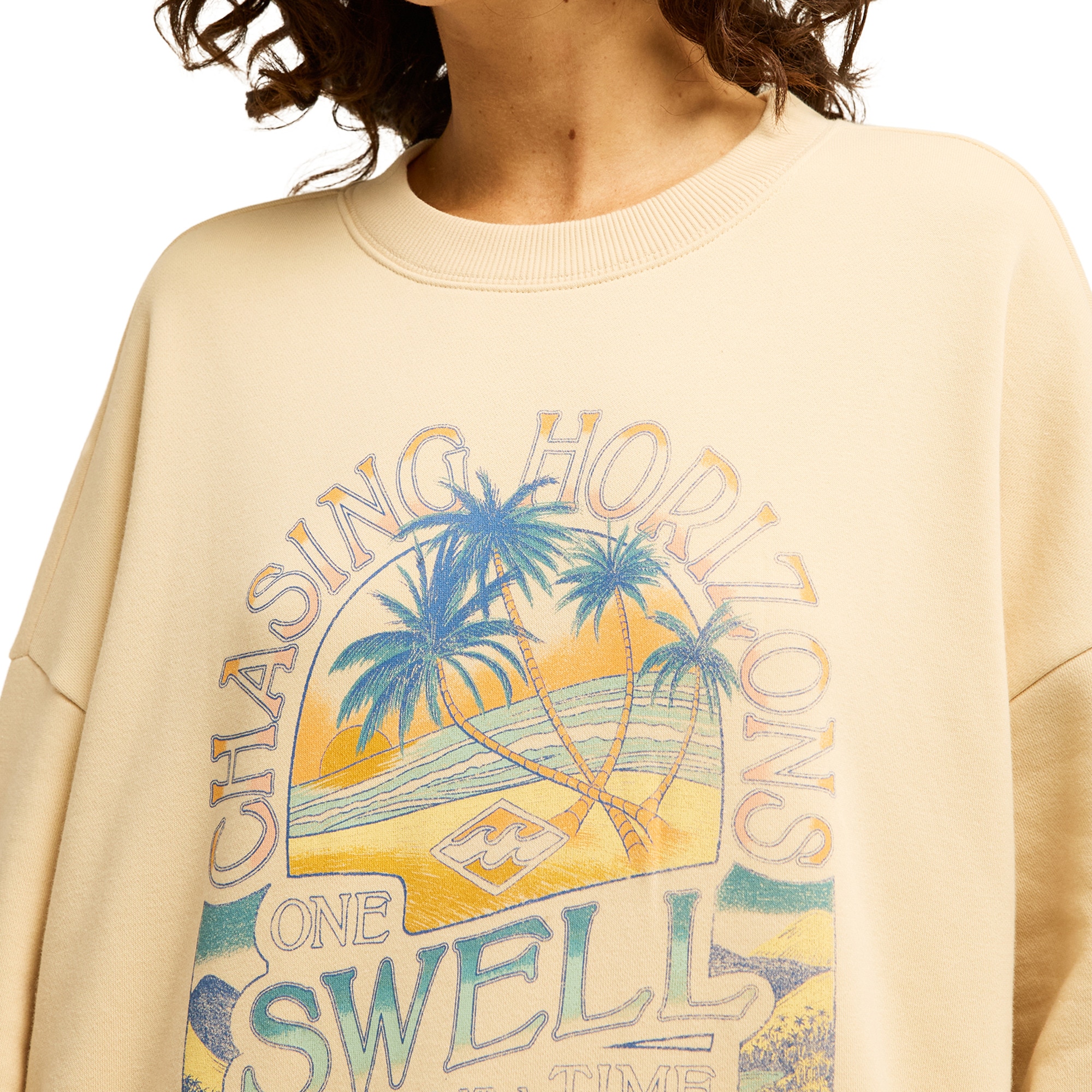Imagen 5 de Sudadera de mujer Chasing Horizons Billabong - Blanco Blanco