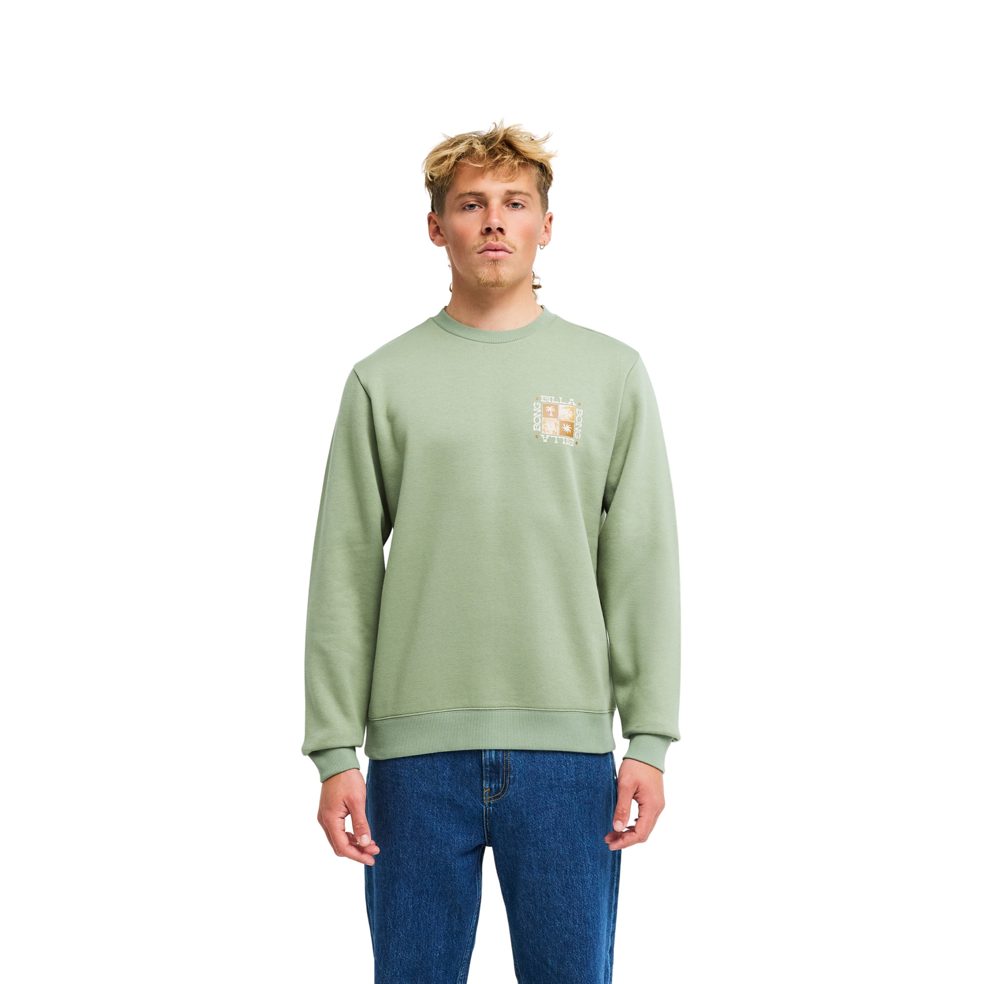 Billabong Sudadera de hombre Foundation Morado