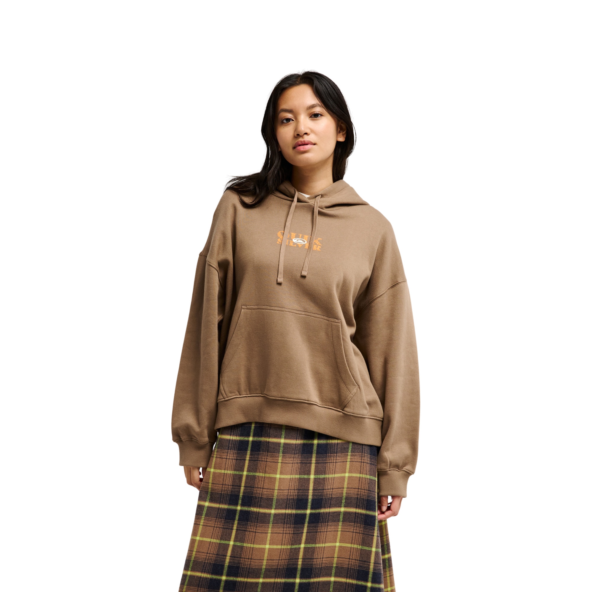 Imagen 0 de Sudadera de mujer Standard Quiksilver Marrón
