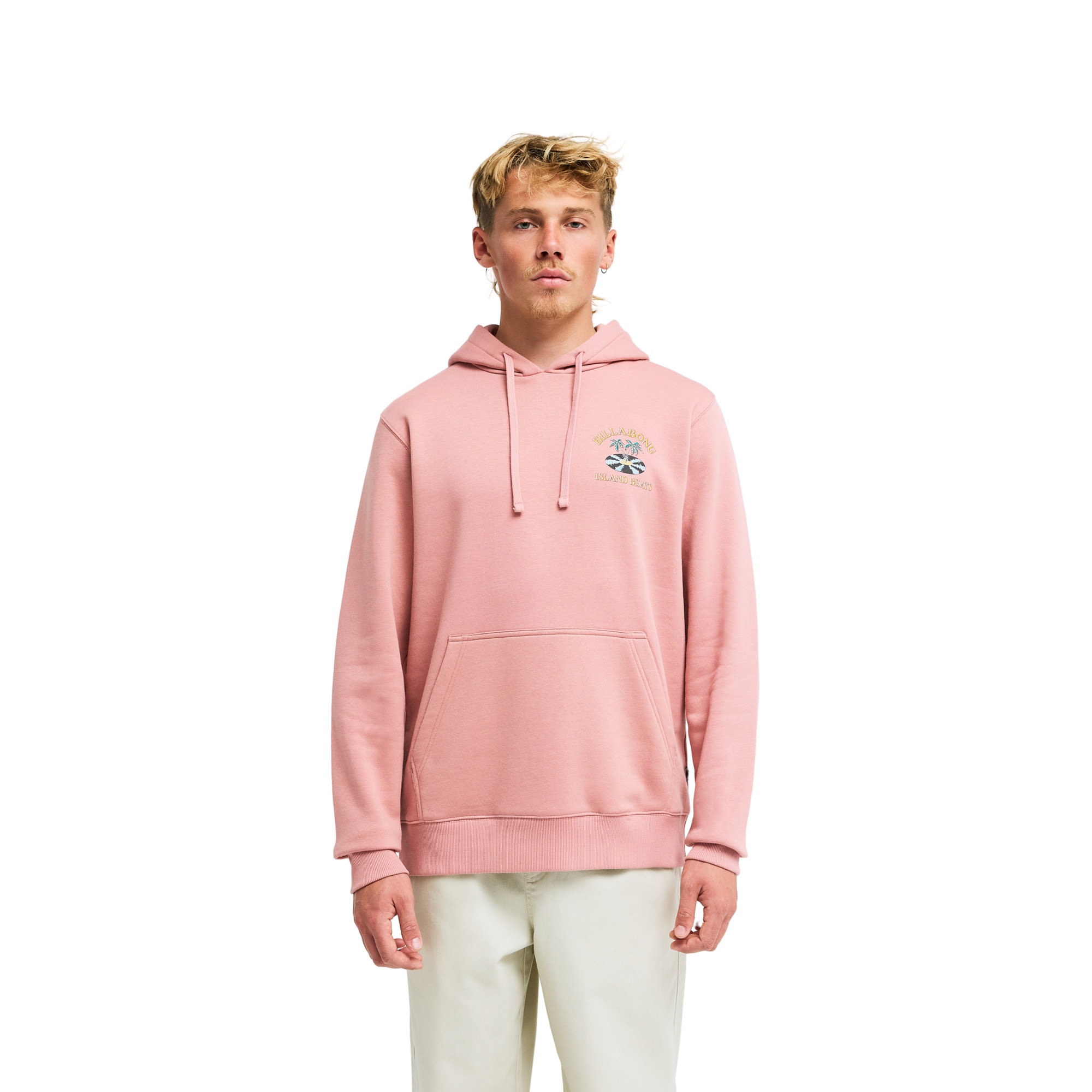 Sudadera de hombre Foundation Billabong - Rosa pastel Rosa pastel-1