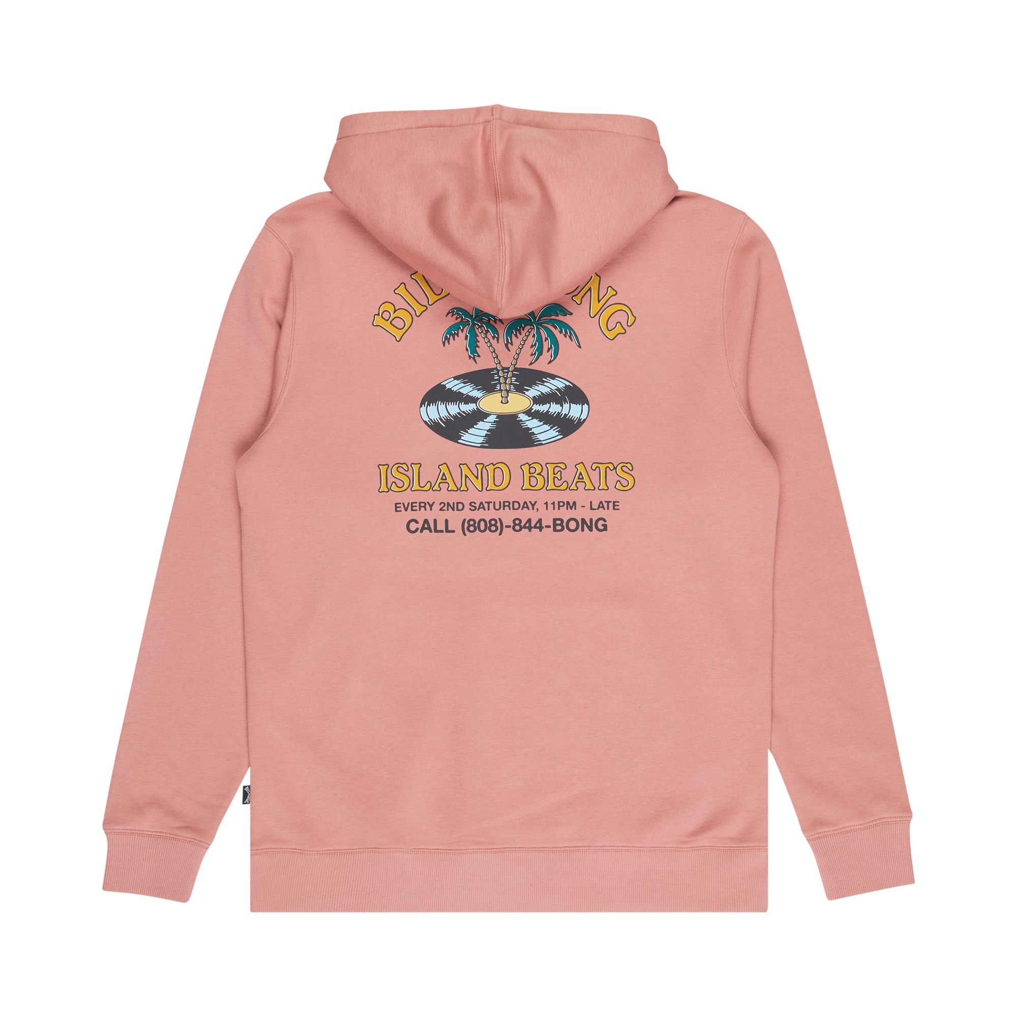 Sudadera de hombre Foundation Billabong - Rosa pastel Rosa pastel-6