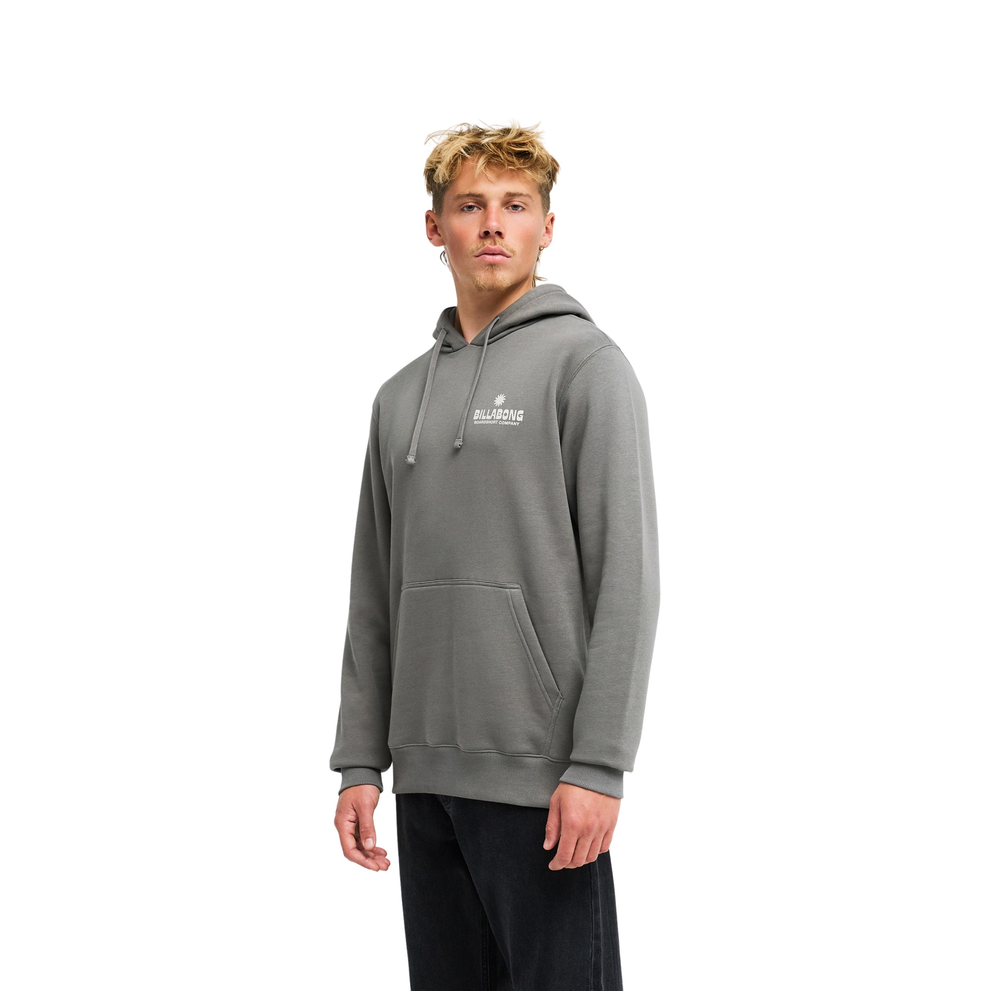 Sudadera de hombre Foundation Billabong - Gris claro Gris claro-4