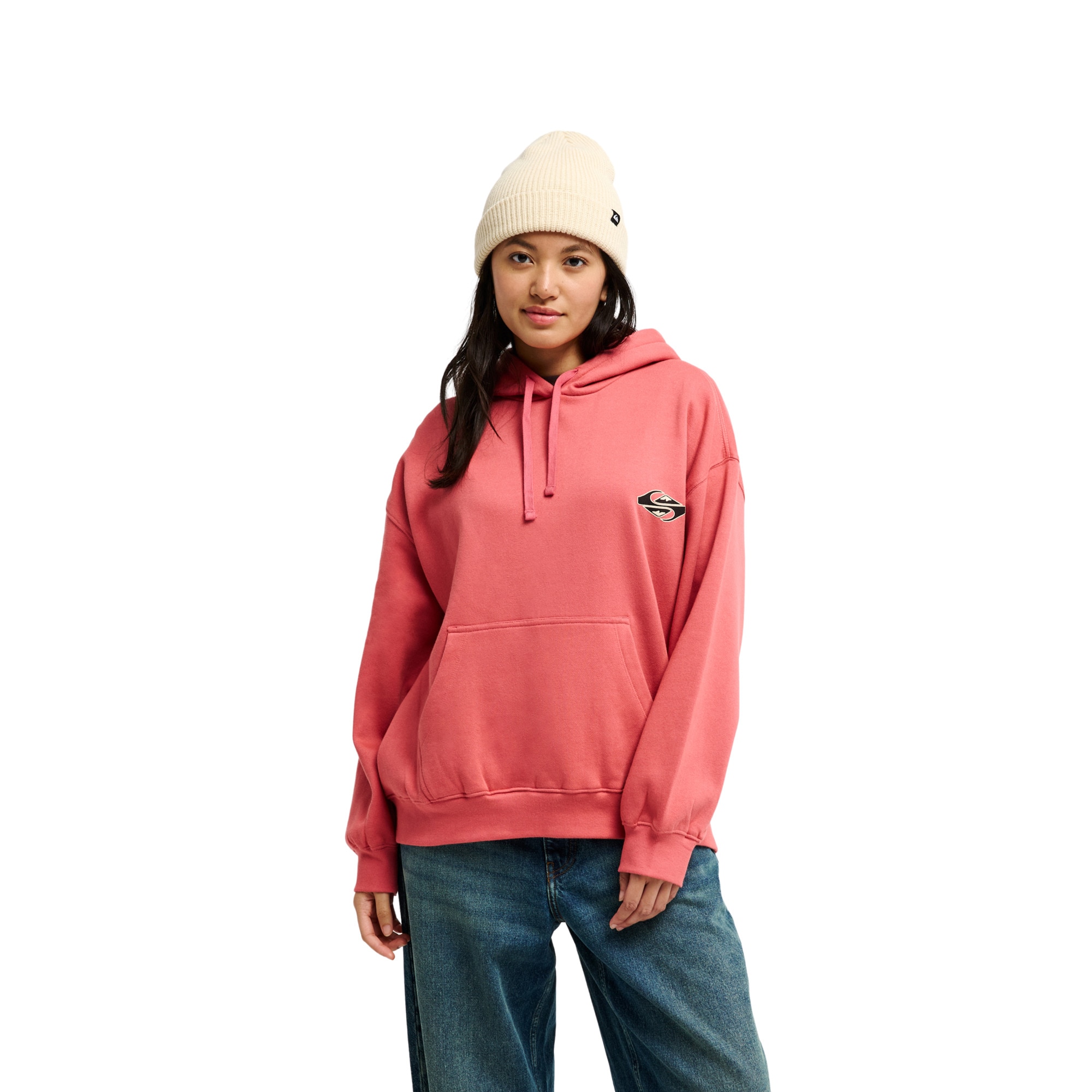 Sudadera de mujer Standard Quiksilver - Rosa Rosa-1