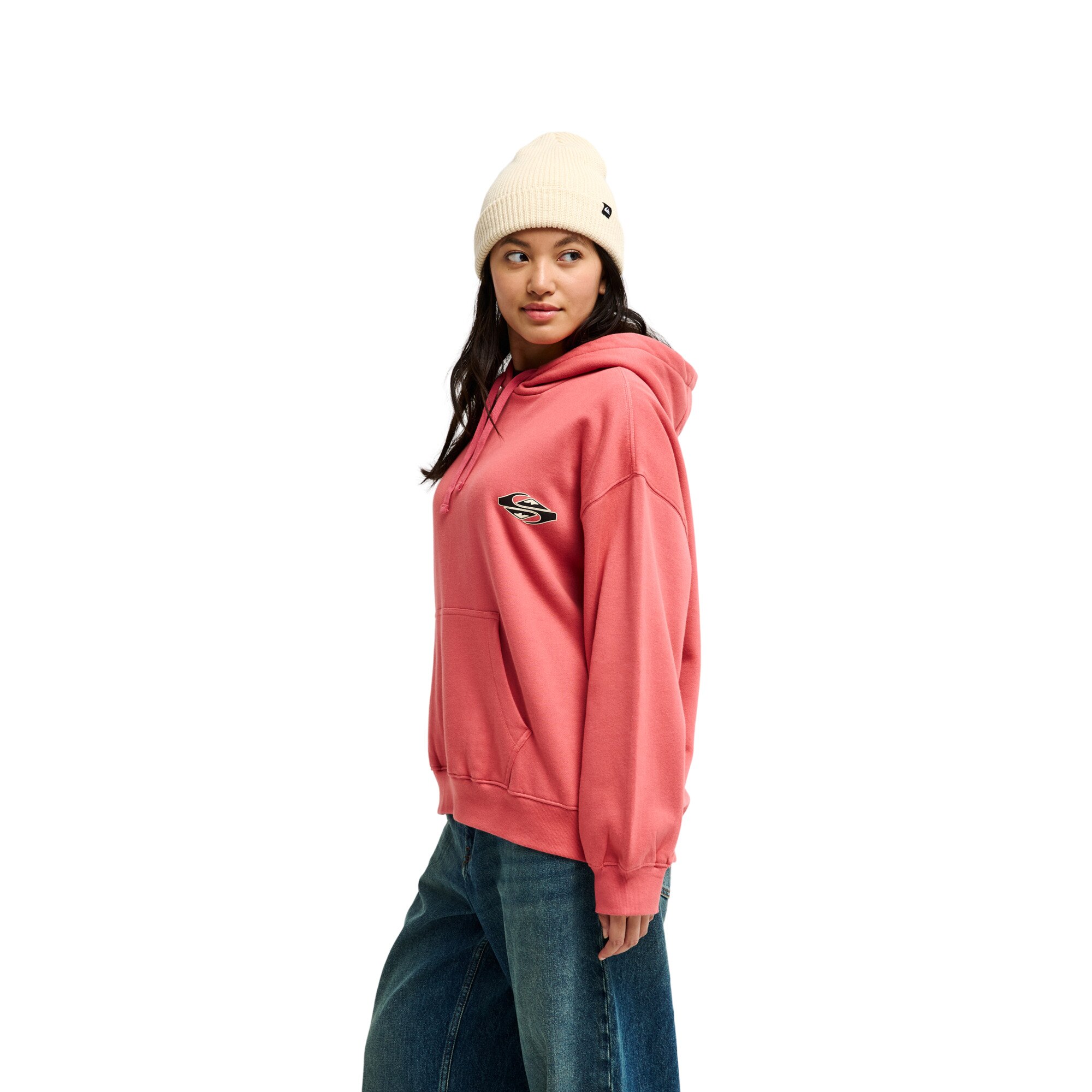 Sudadera de mujer Standard Quiksilver - Rosa Rosa-2