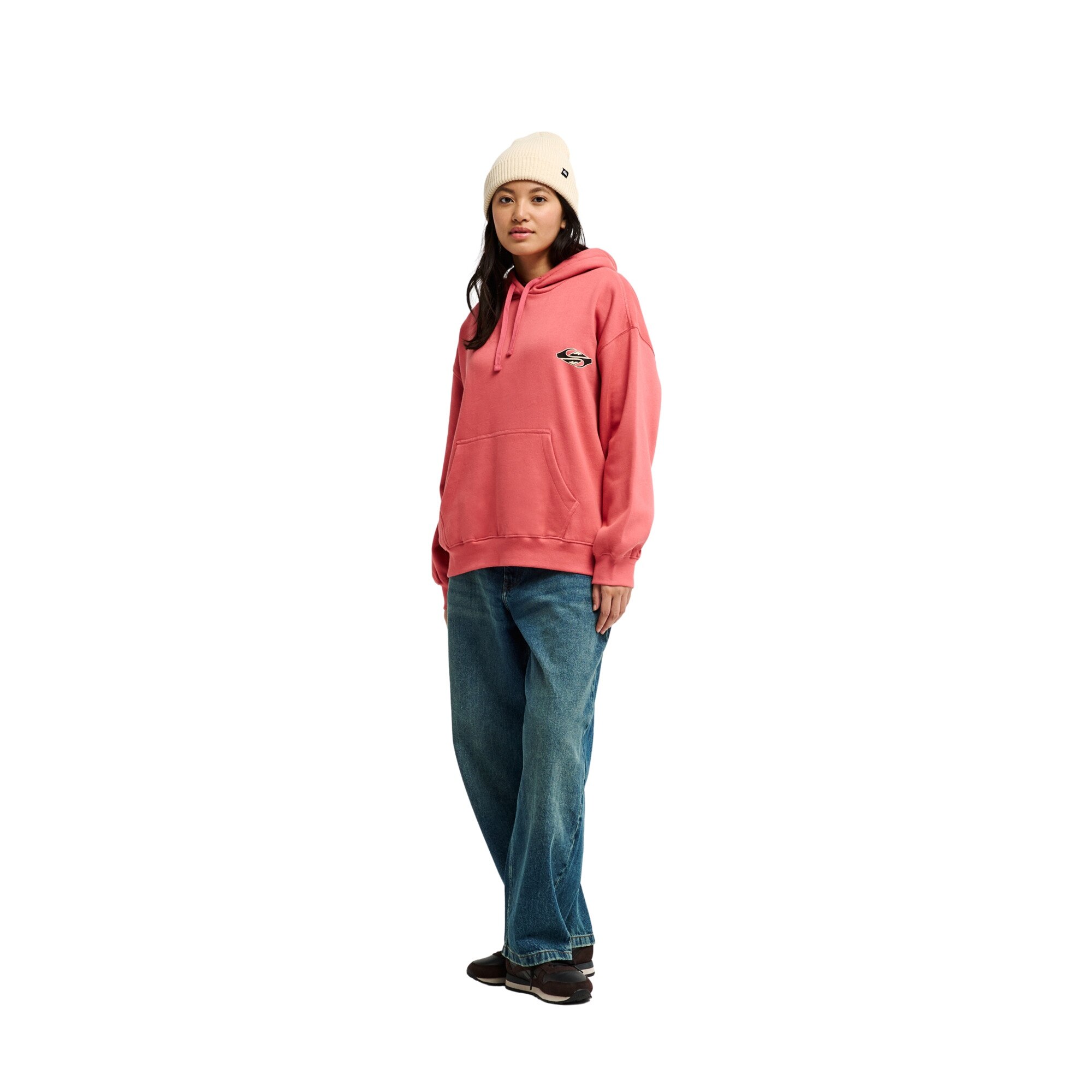Sudadera de mujer Standard Quiksilver - Rosa Rosa-5