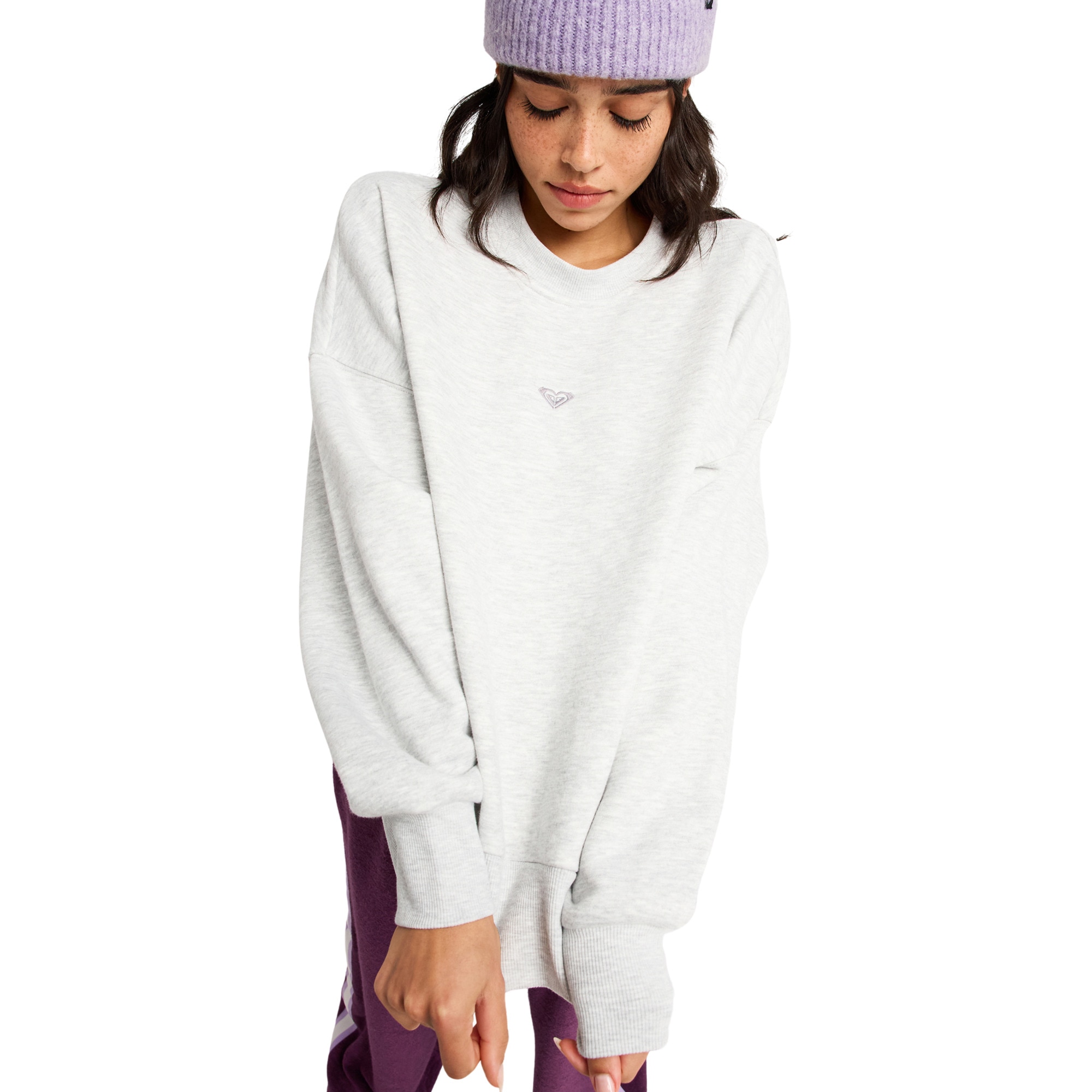 Roxy Sudadera de mujer Solar Rush Rosa