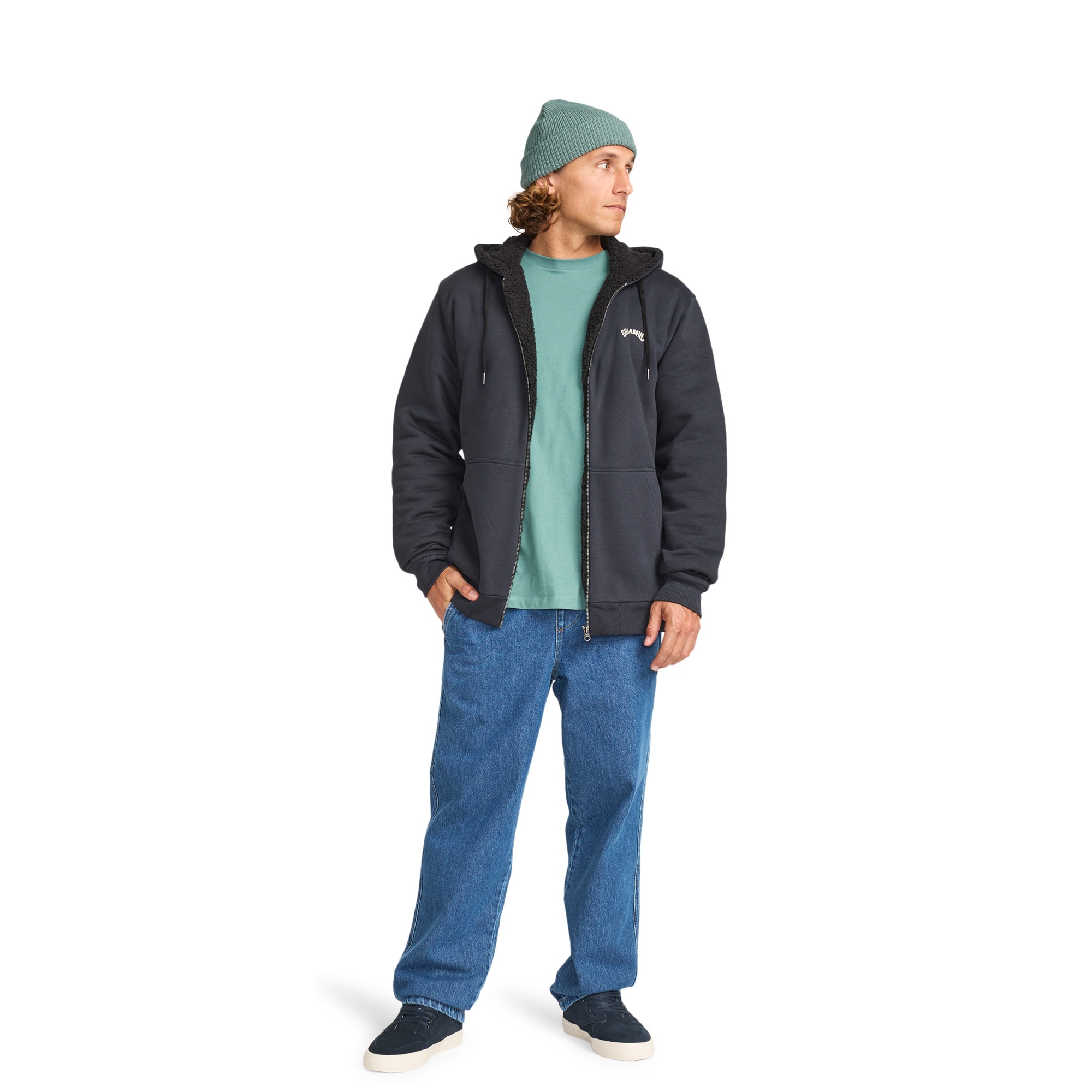 Sudadera de hombre Arch Sherpa Billabong - Negro Negro-3