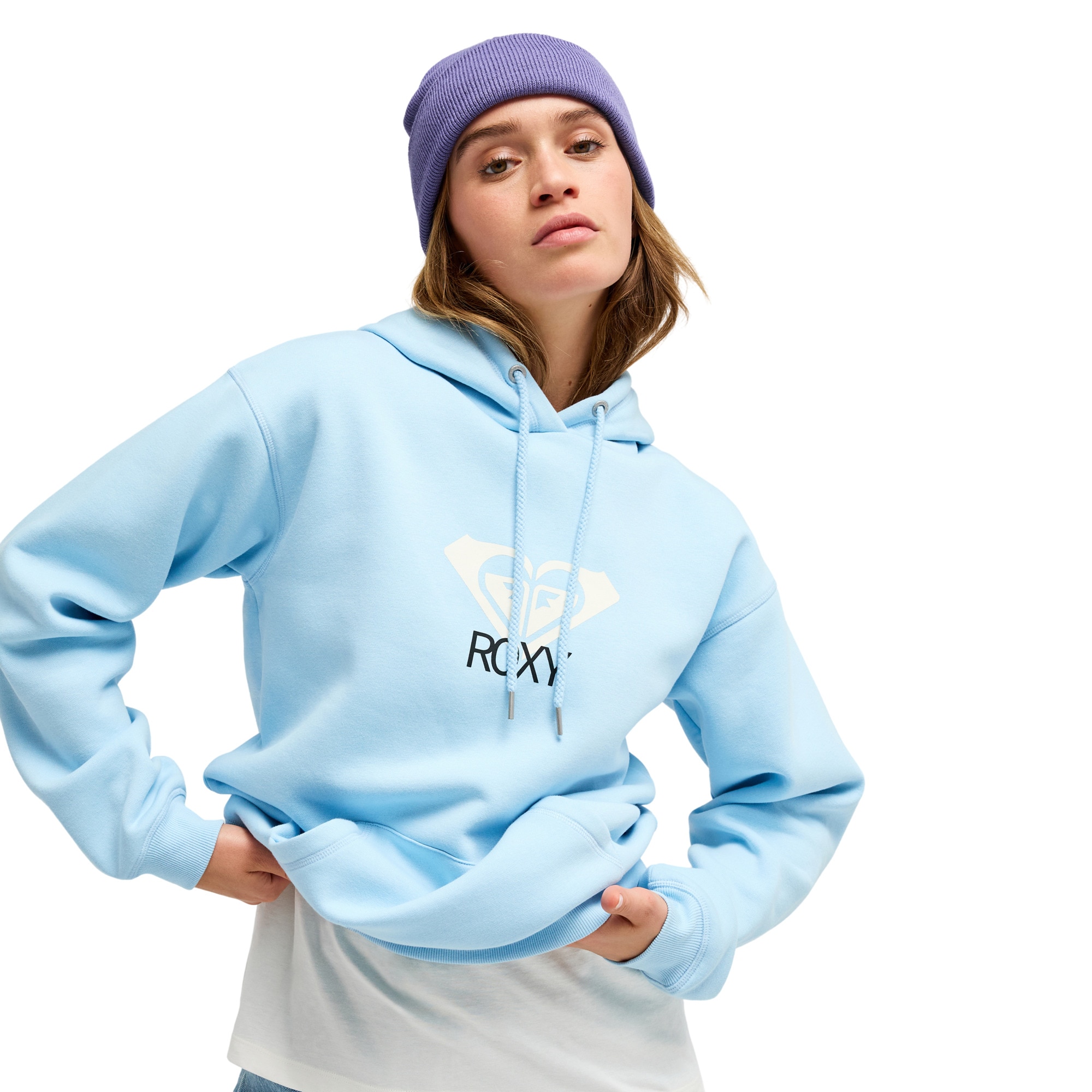 Sudadera de mujer Surf Stoked Brushed Art Roxy - Azul Azul-1