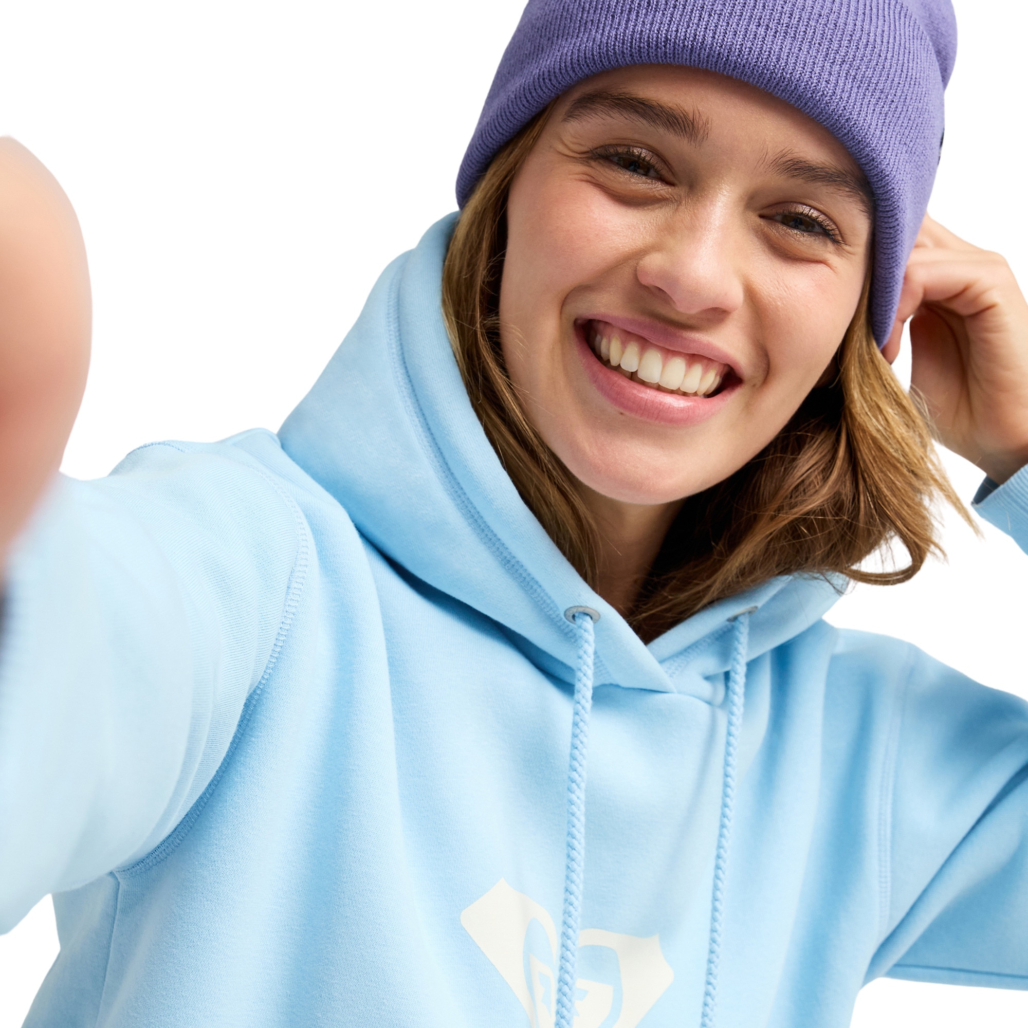 Sudadera de mujer Surf Stoked Brushed Art Roxy - Azul Azul-4