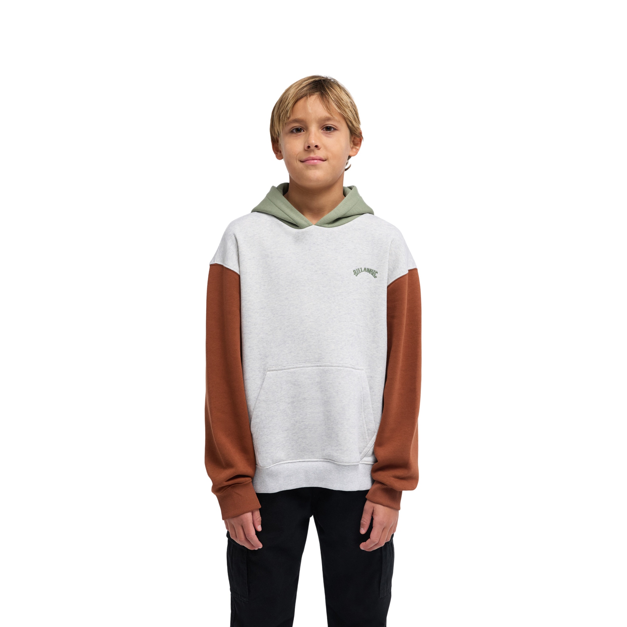Sudadera de niños Arch Block Po Billabong - Gris Gris-1