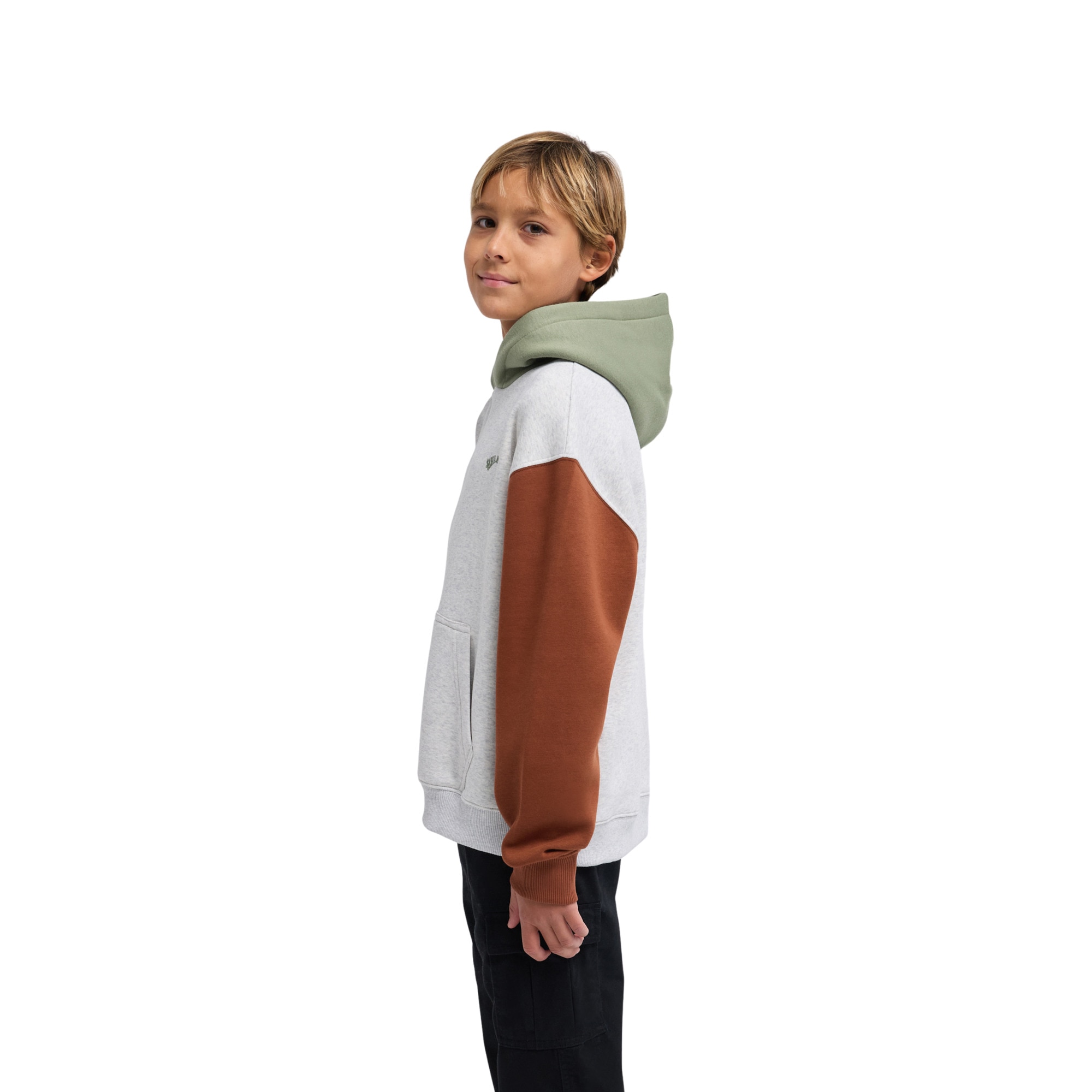 Sudadera de niños Arch Block Po Billabong - Gris Gris-4