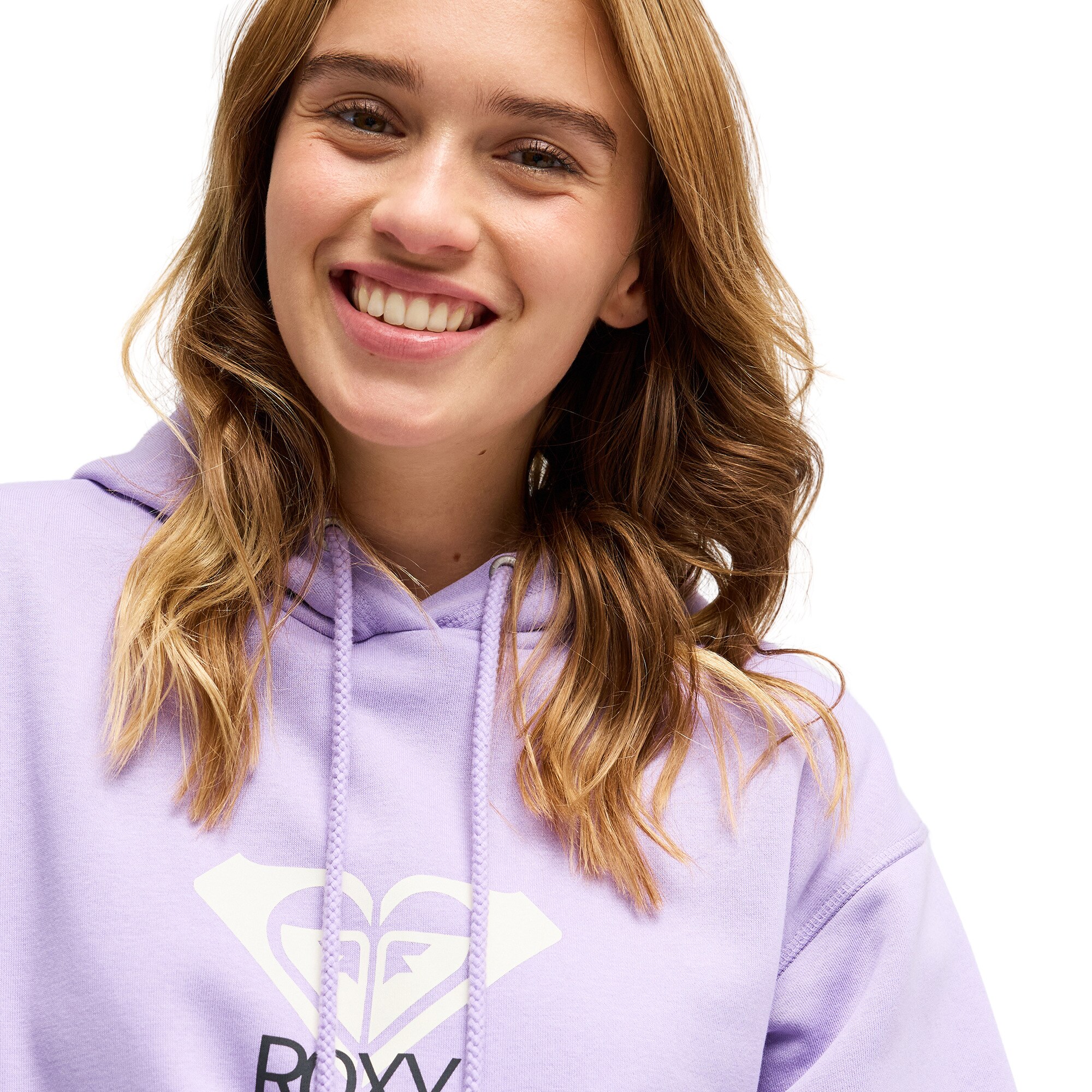 Sudadera de mujer Surf Stoked Brushed Art Roxy - Morado Morado-4