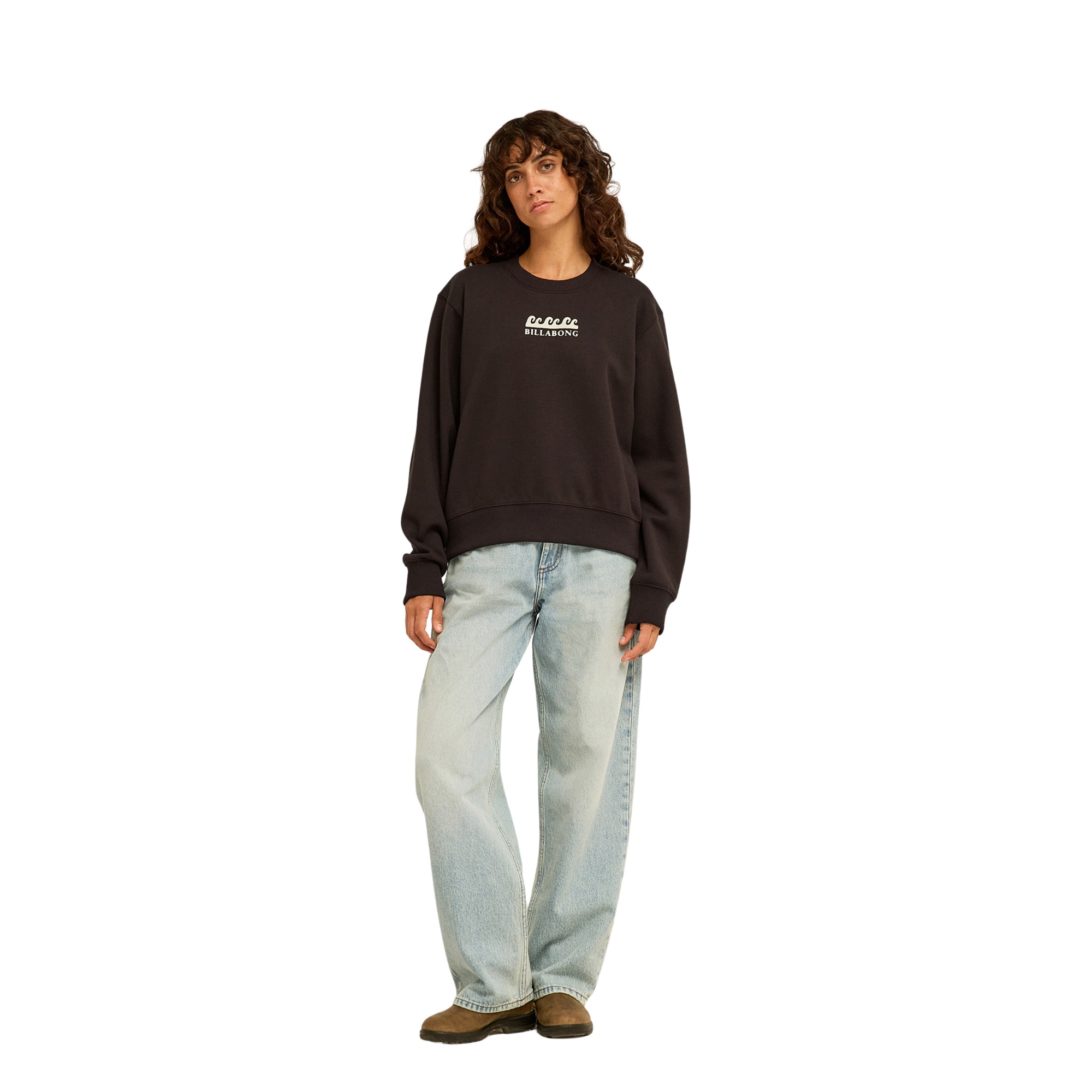 Imagen 2 de Sudadera de mujer Surfing In Town Billabong - Negro Negro