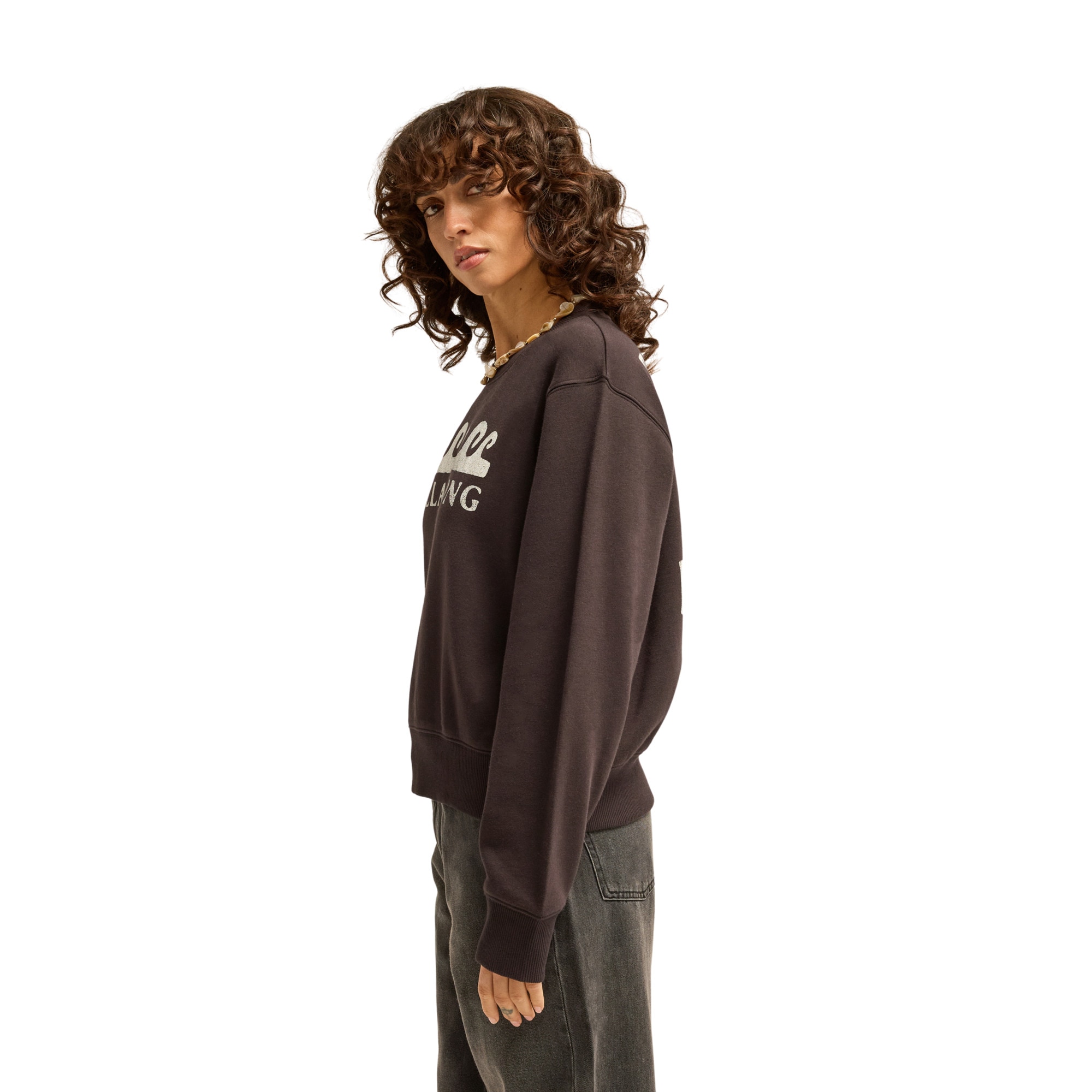 Imagen 4 de Sudadera de mujer Surfing In Town Billabong - Negro Negro