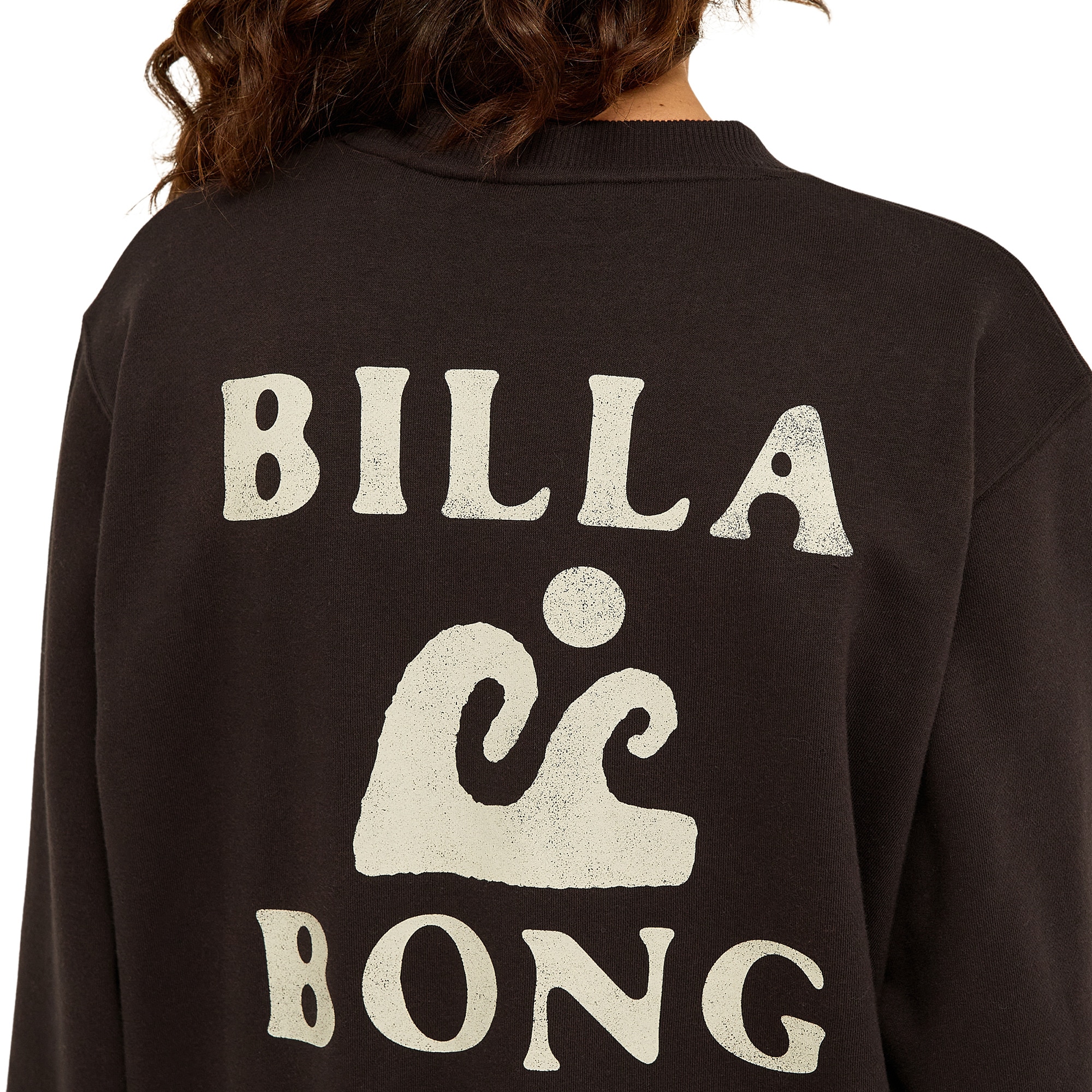 Imagen 5 de Sudadera de mujer Surfing In Town Billabong - Negro Negro