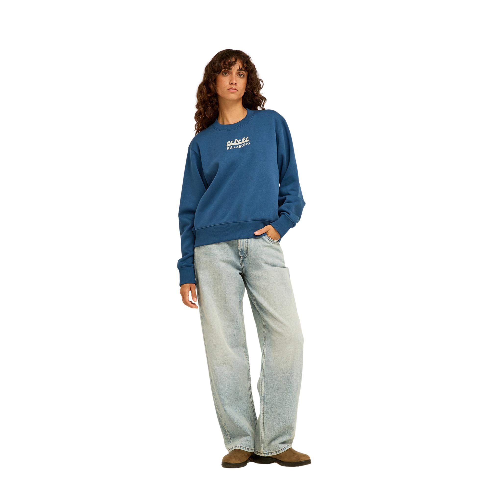 Imagen 2 de Sudadera de mujer Surfing In Town Billabong - Azul Azul