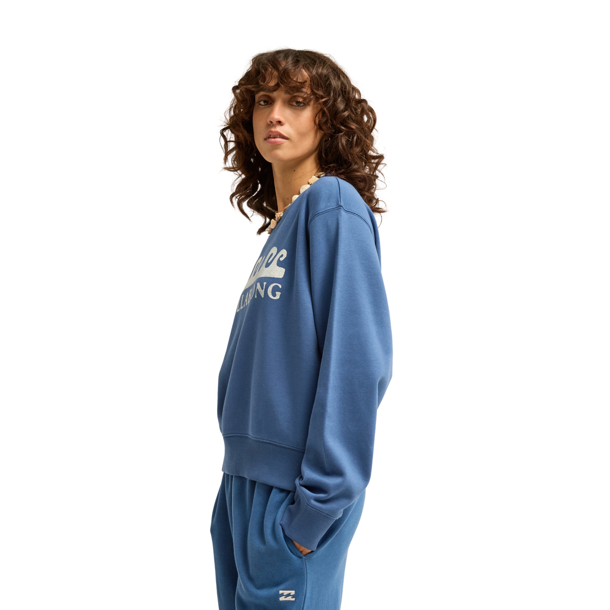 Imagen 4 de Sudadera de mujer Surfing In Town Billabong - Azul Azul