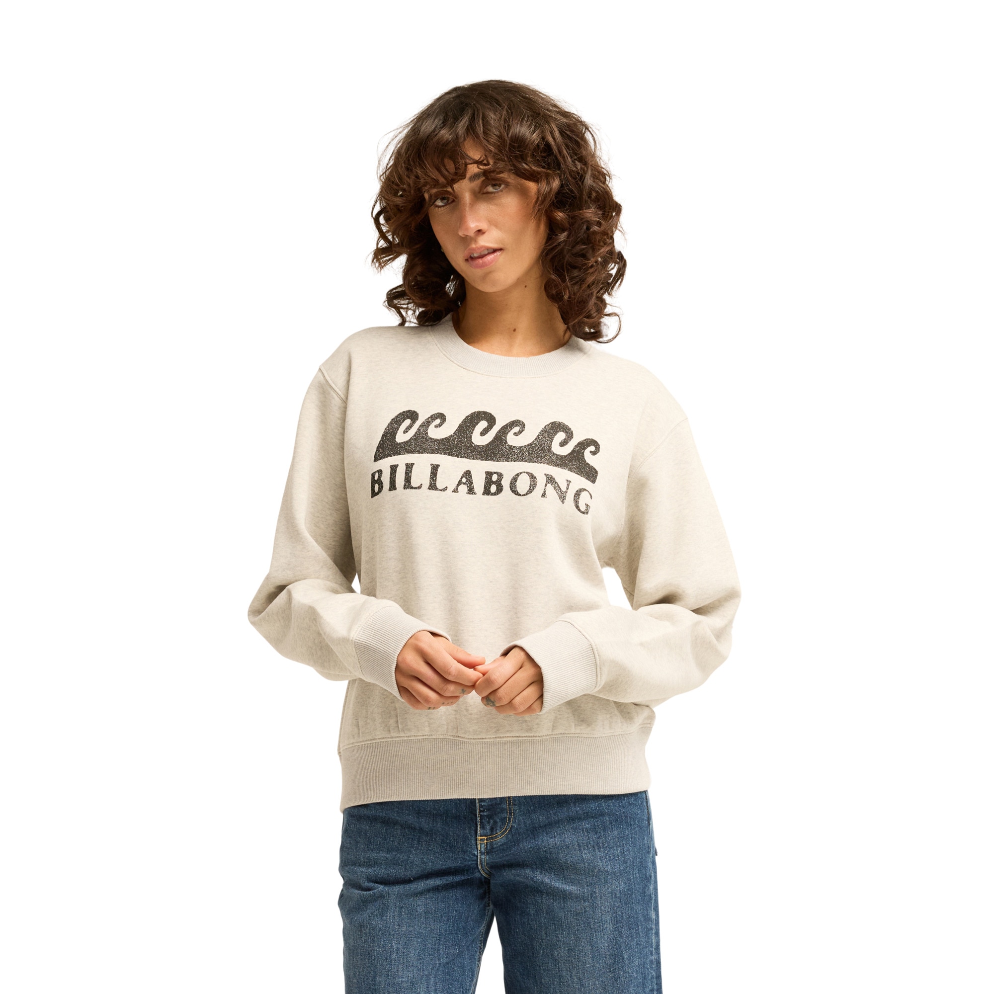Imagen 1 de Sudadera de mujer Surfing In Town Billabong - Gris Gris
