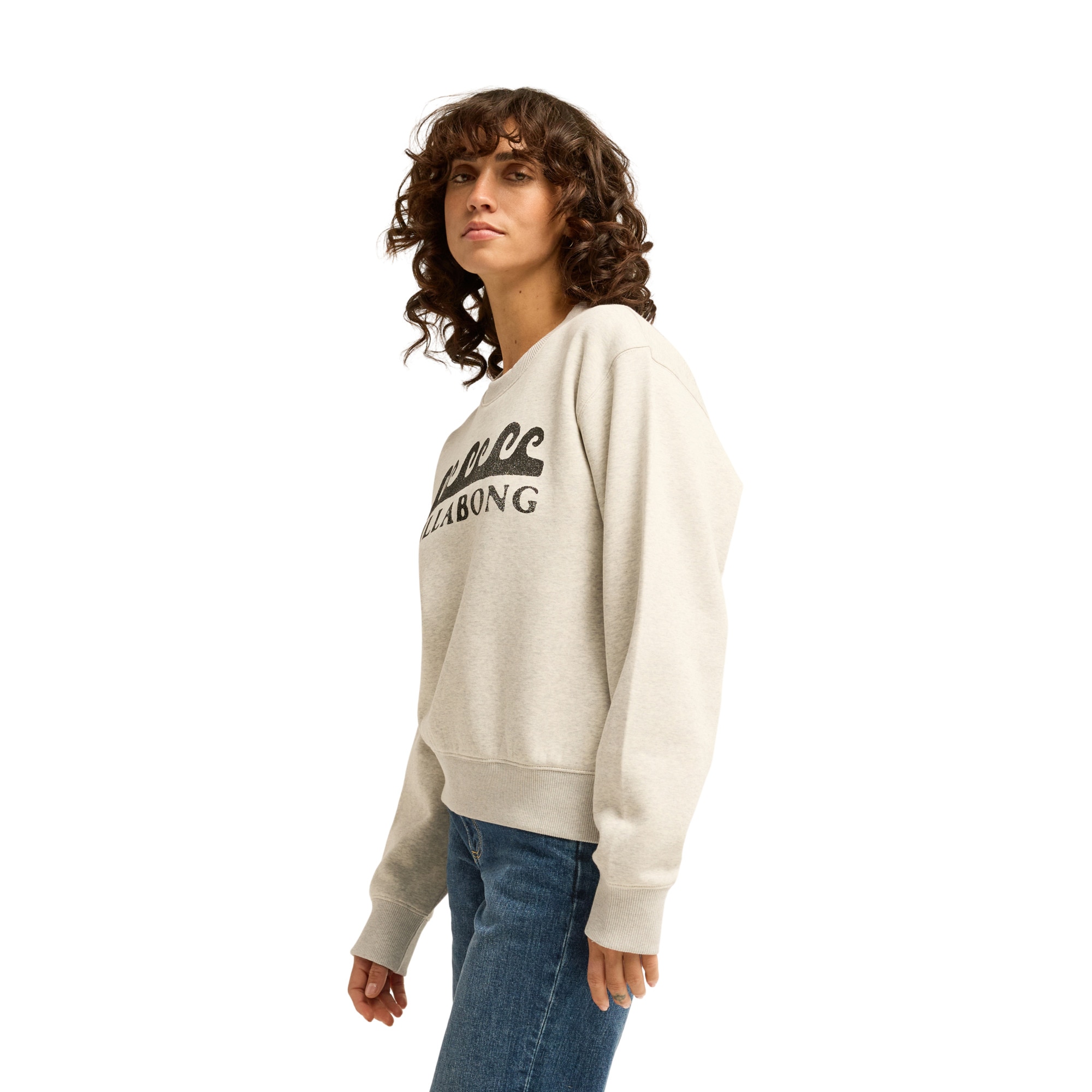 Imagen 4 de Sudadera de mujer Surfing In Town Billabong - Gris Gris
