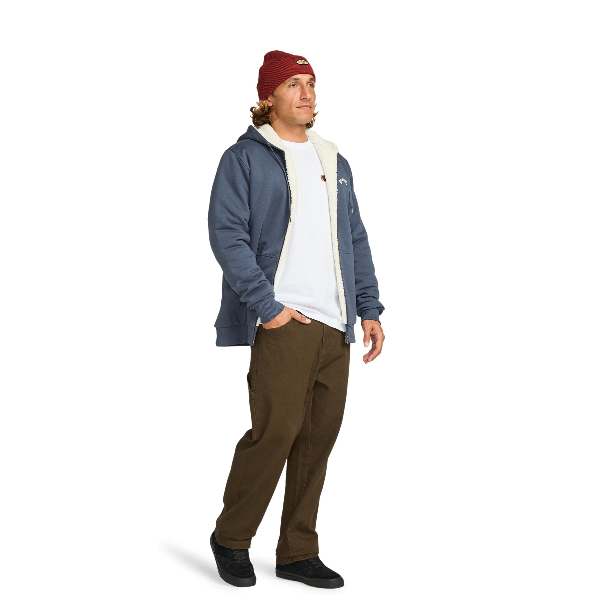Sudadera de hombre Arch Sherpa Billabong - Azul Azul-3