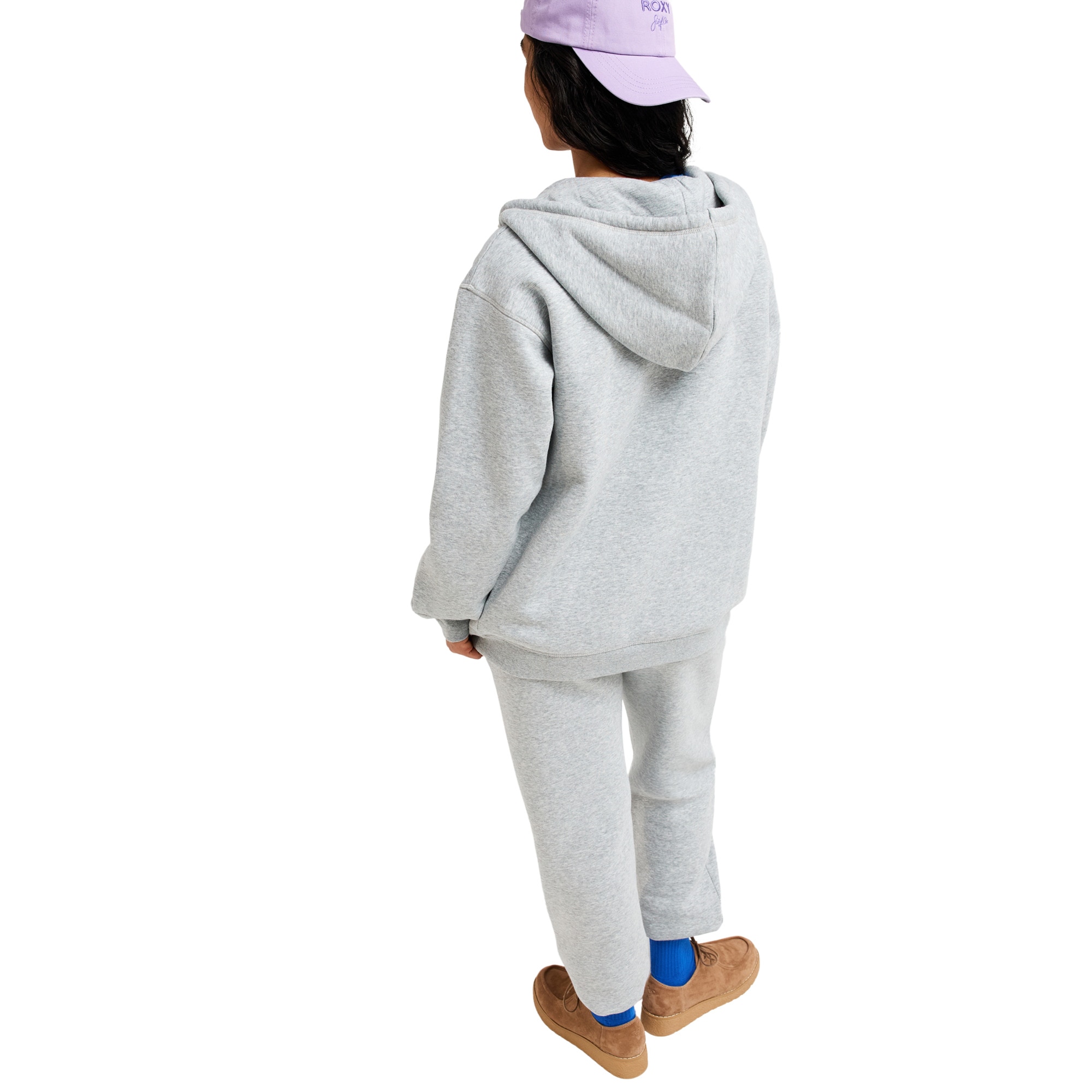 Imagen 2 de Sudadera de mujer Surf Stoked Zipped Brushed Roxy - Gris claro Gris claro
