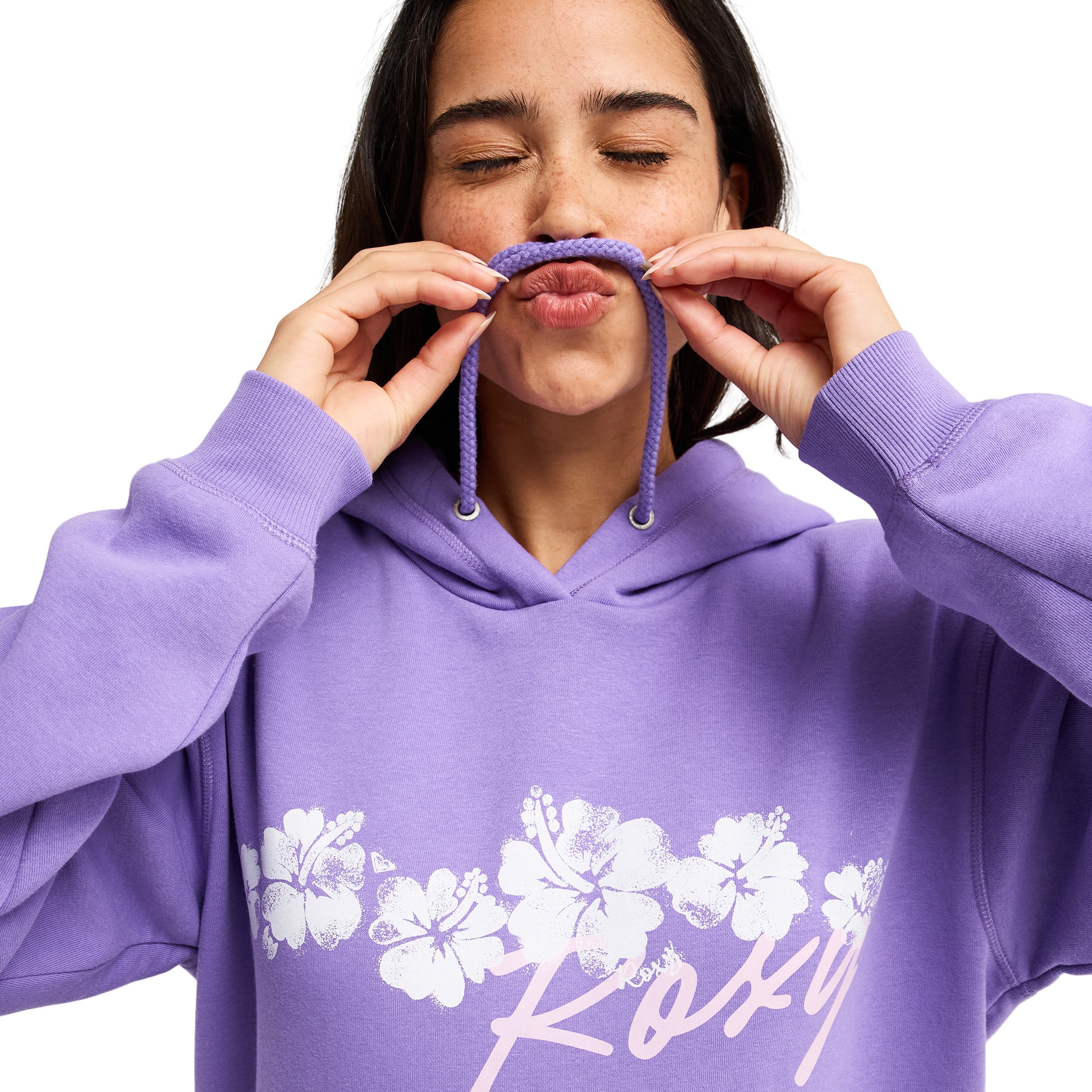 Imagen 4 de Sudadera de mujer Surf Stoked Brushed Roxy - Morado Morado
