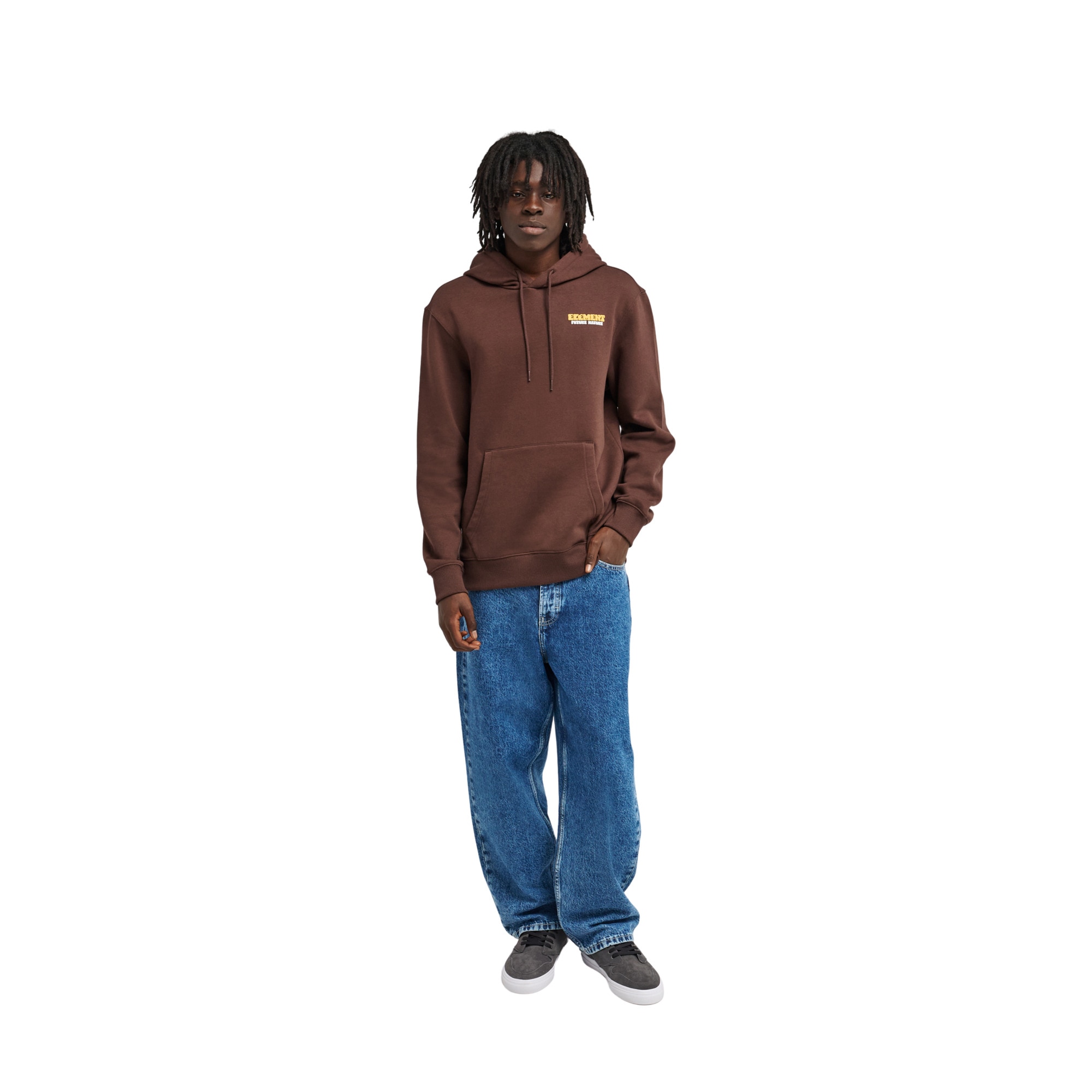 Imagen 3 de Sudadera de hombre Feel The Power Element - Marrón Marrón