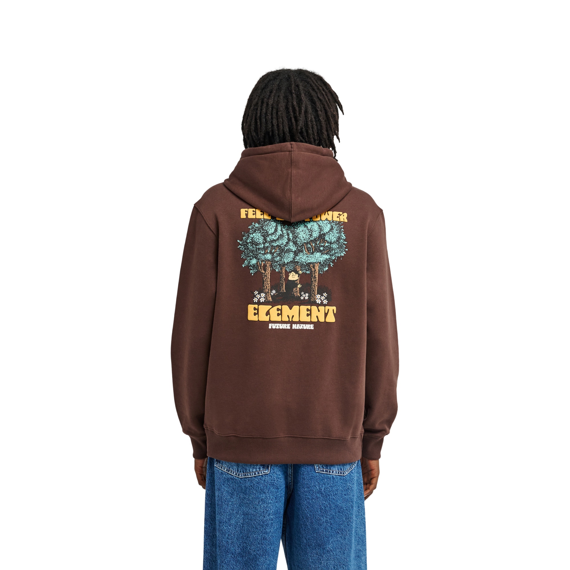Imagen 4 de Sudadera de hombre Feel The Power Element - Marrón Marrón