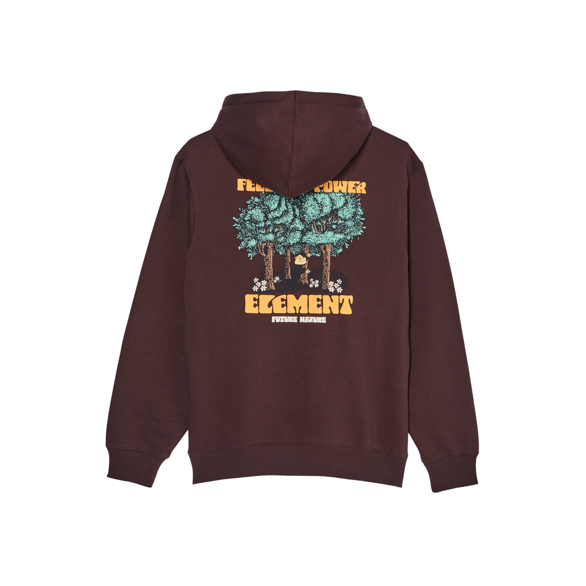 Imagen 6 de Sudadera de hombre Feel The Power Element - Marrón Marrón