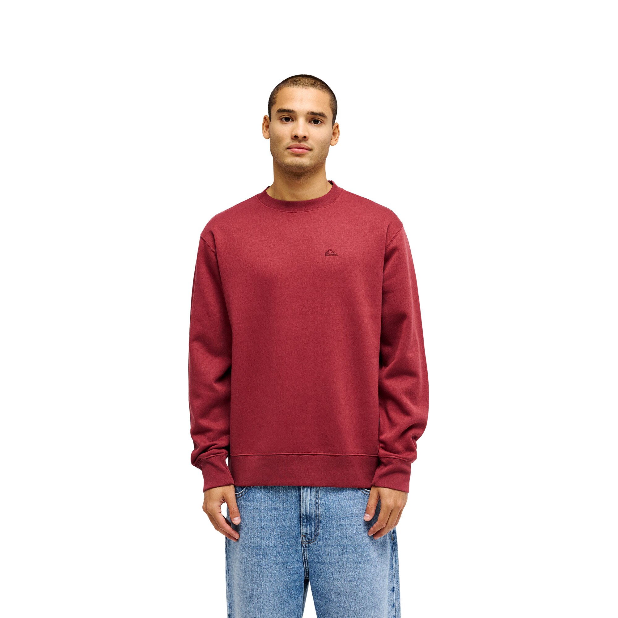 Sudadera de hombre Salt Water Quiksilver - Rojo cereza Rojo cereza-1
