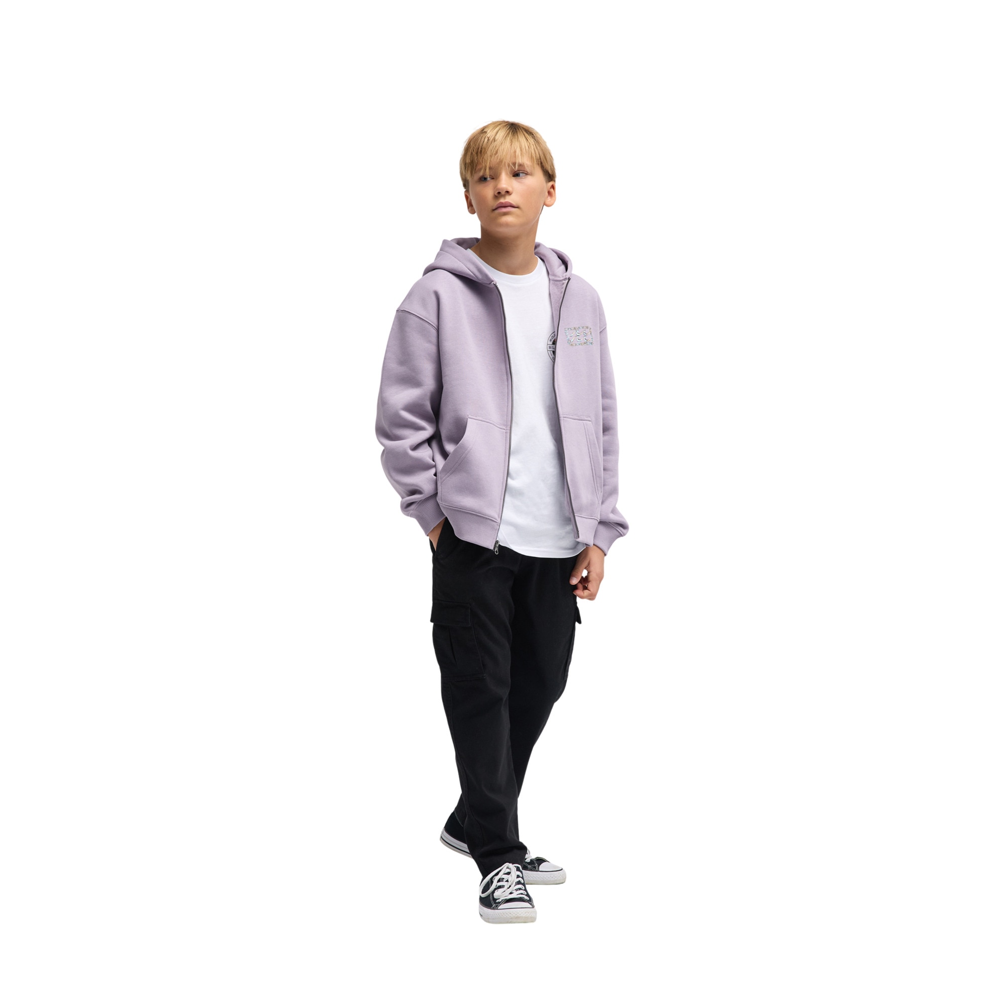 Sudadera de niños Foundation Billabong - Morado Morado-2