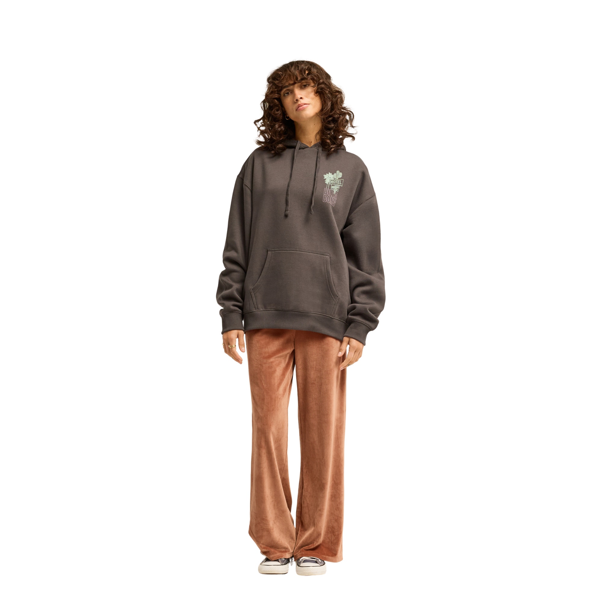 Imagen 2 de Sudadera de mujer Midnight Session Billabong - Negro Negro