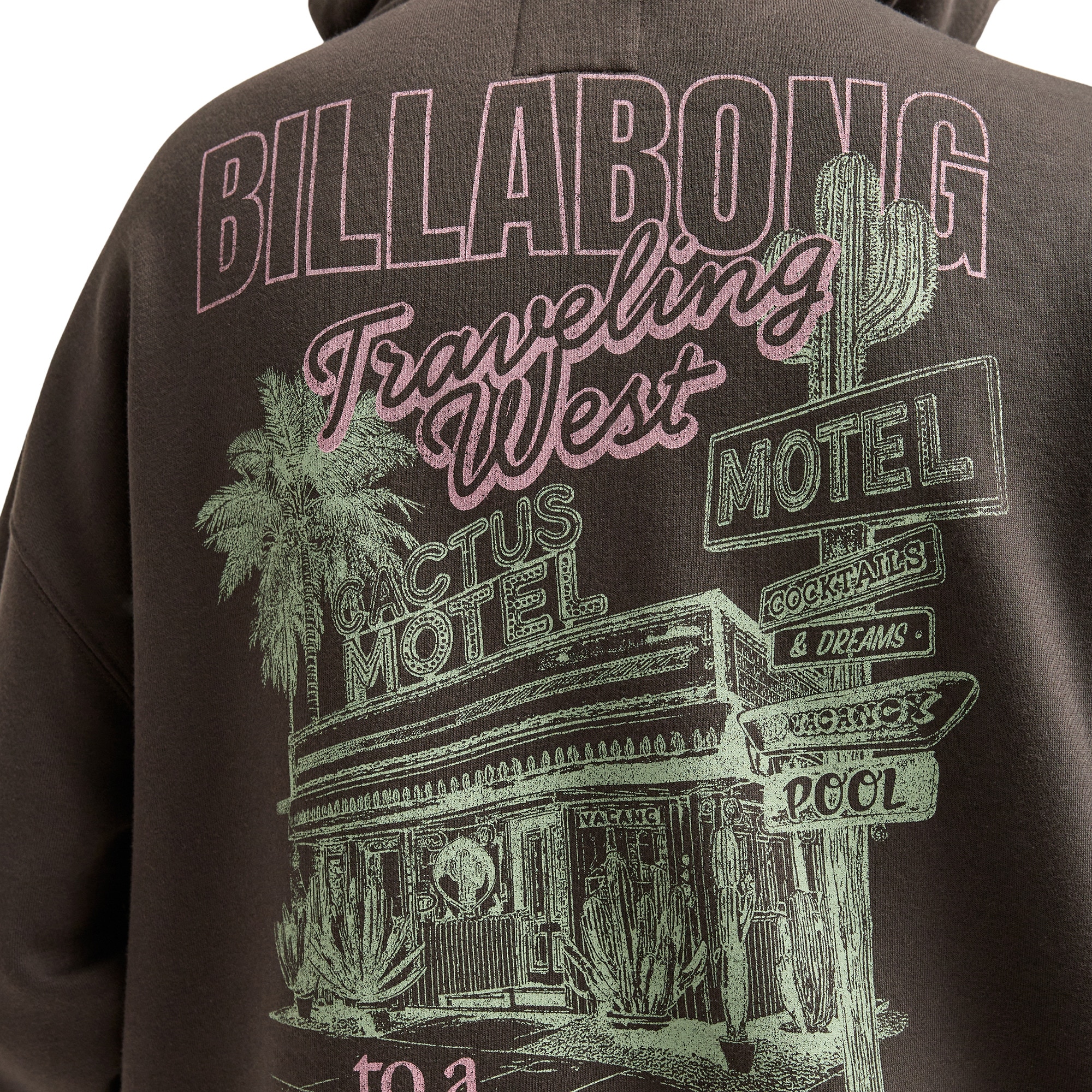 Imagen 6 de Sudadera de mujer Midnight Session Billabong - Negro Negro