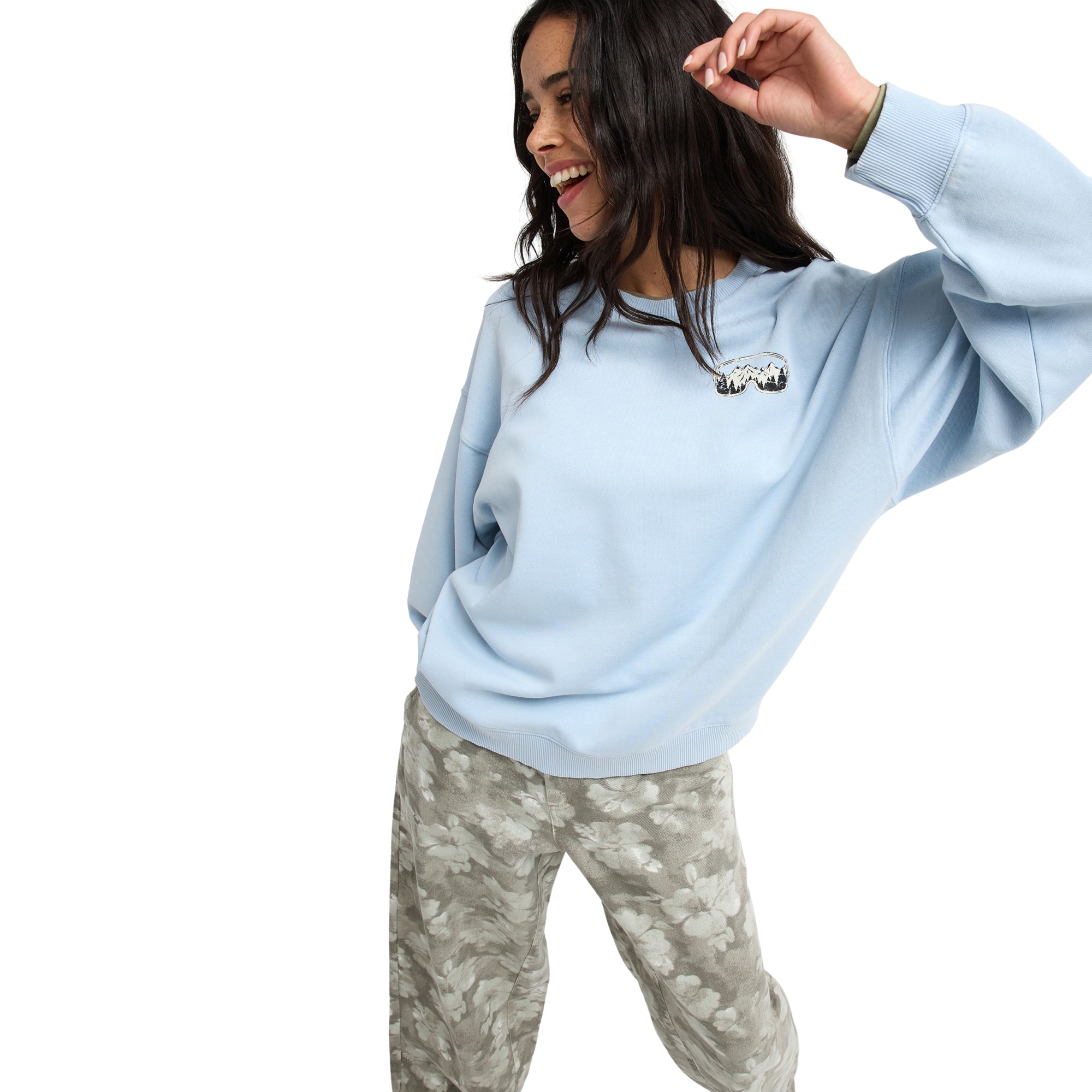 Sudadera de mujer Lineup Roxy - Azul Azul-1