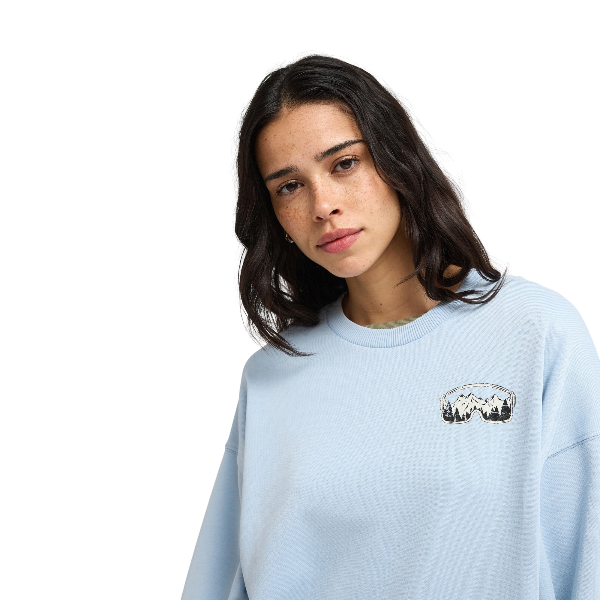 Sudadera de mujer Lineup Roxy - Azul Azul-6