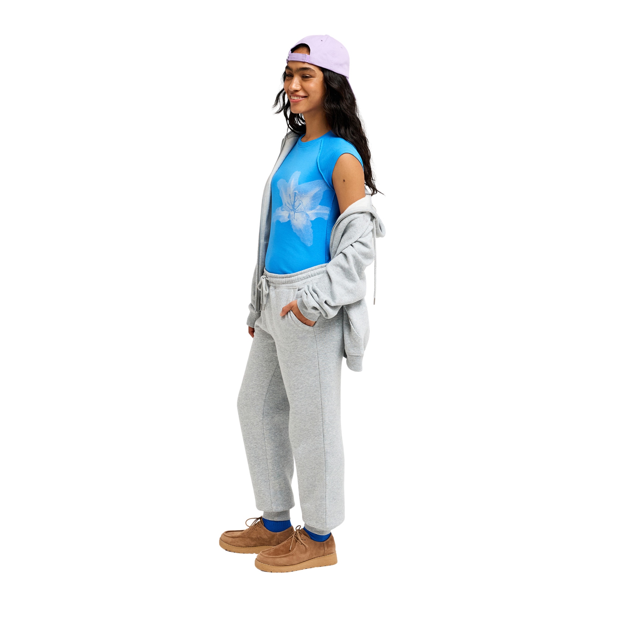 Imagen 2 de Pantalón de mujer Surf Stoked Brushed Roxy - Gris claro Gris claro