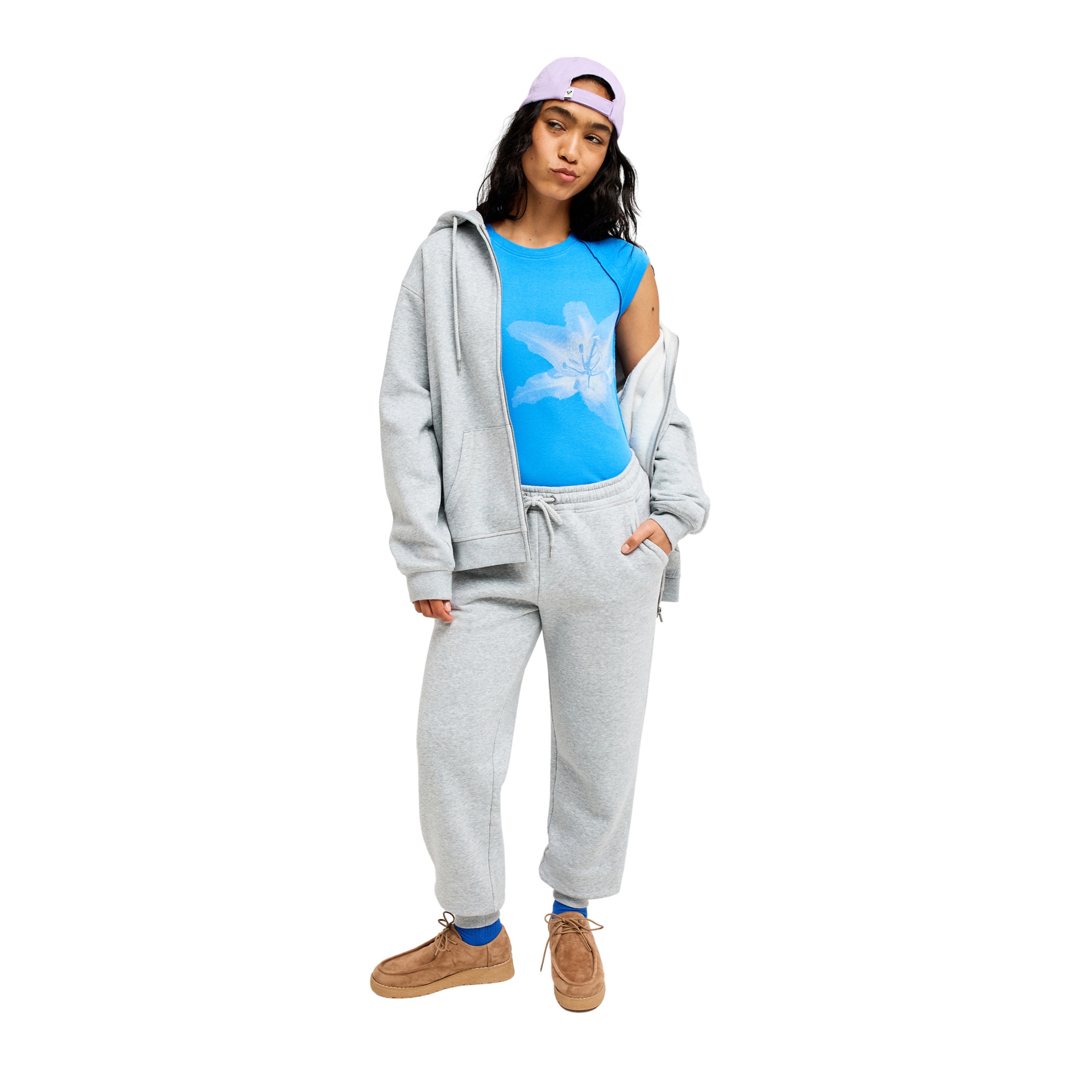 Imagen 4 de Pantalón de mujer Surf Stoked Brushed Roxy - Gris claro Gris claro