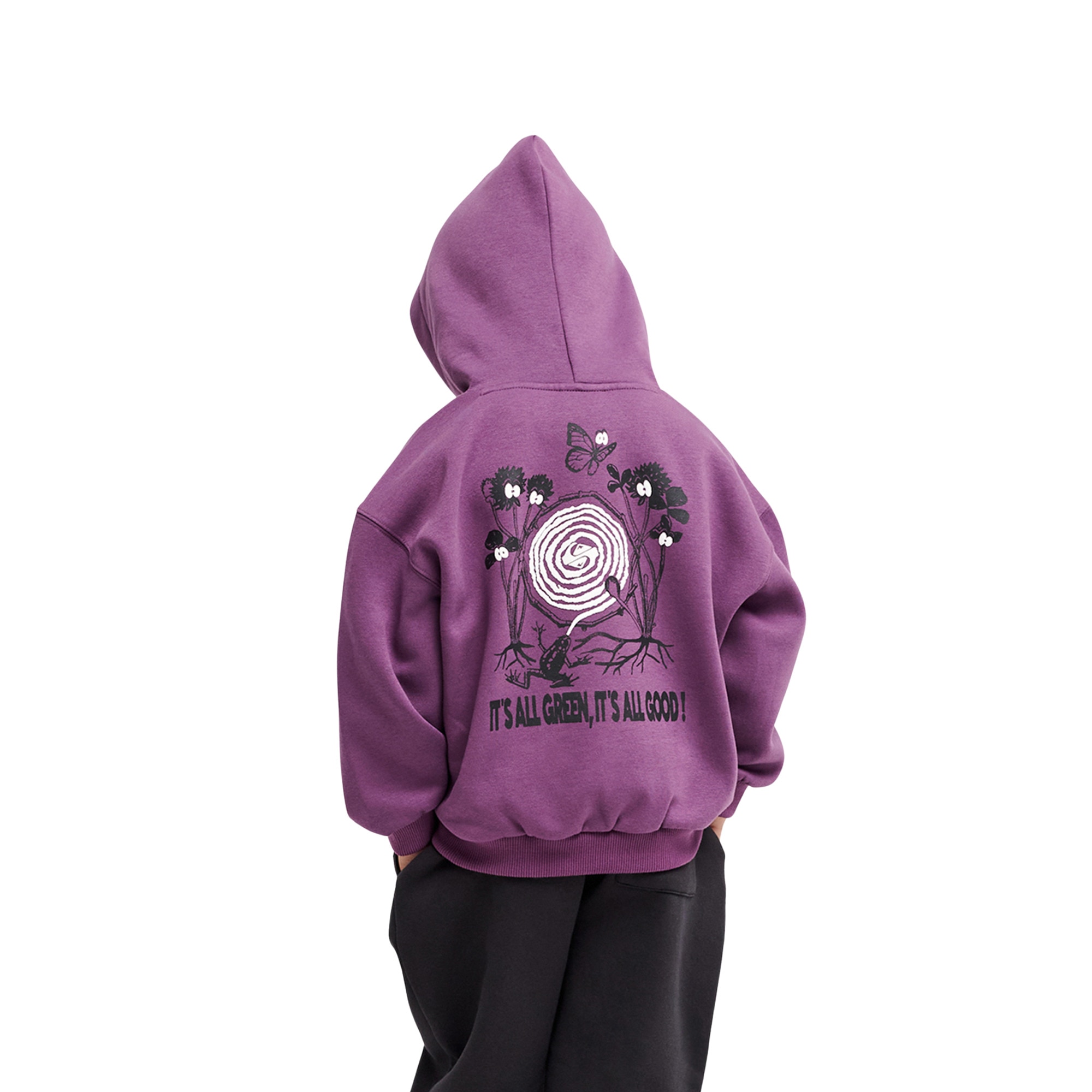 Sudadera de niños Tricks Quiksilver - Morado Morado-2