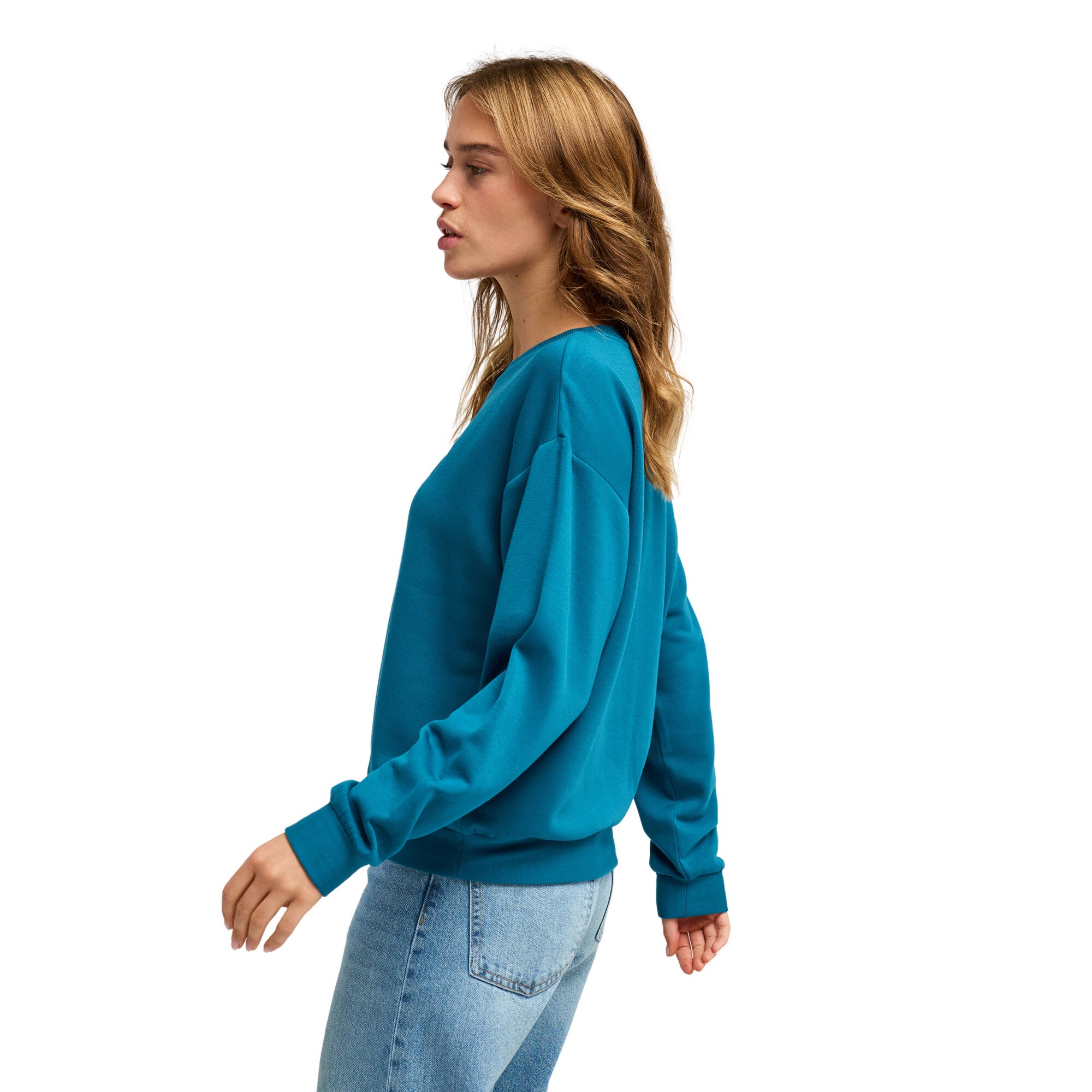 Sudadera de mujer Surfing By Moonlight Roxy - Azul Azul-3