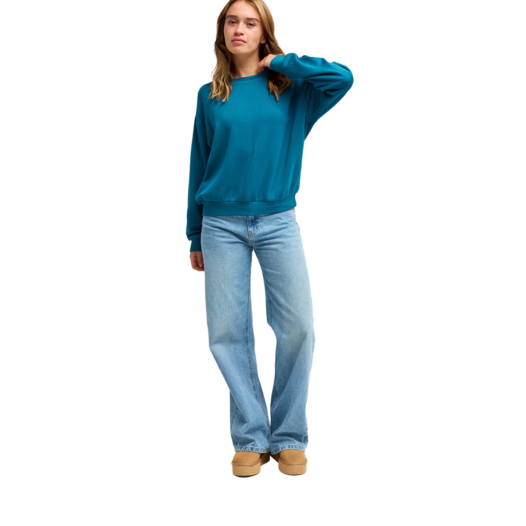 Sudadera de mujer Surfing By Moonlight Roxy - Azul Azul-5