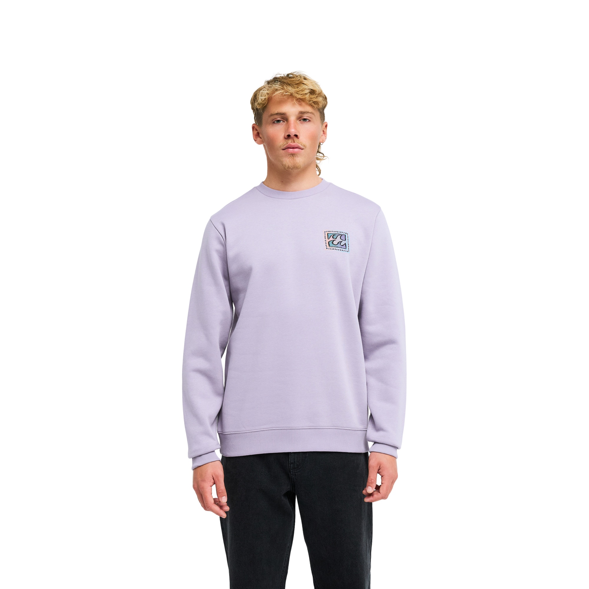 Billabong Sudadera de hombre Foundation Morado