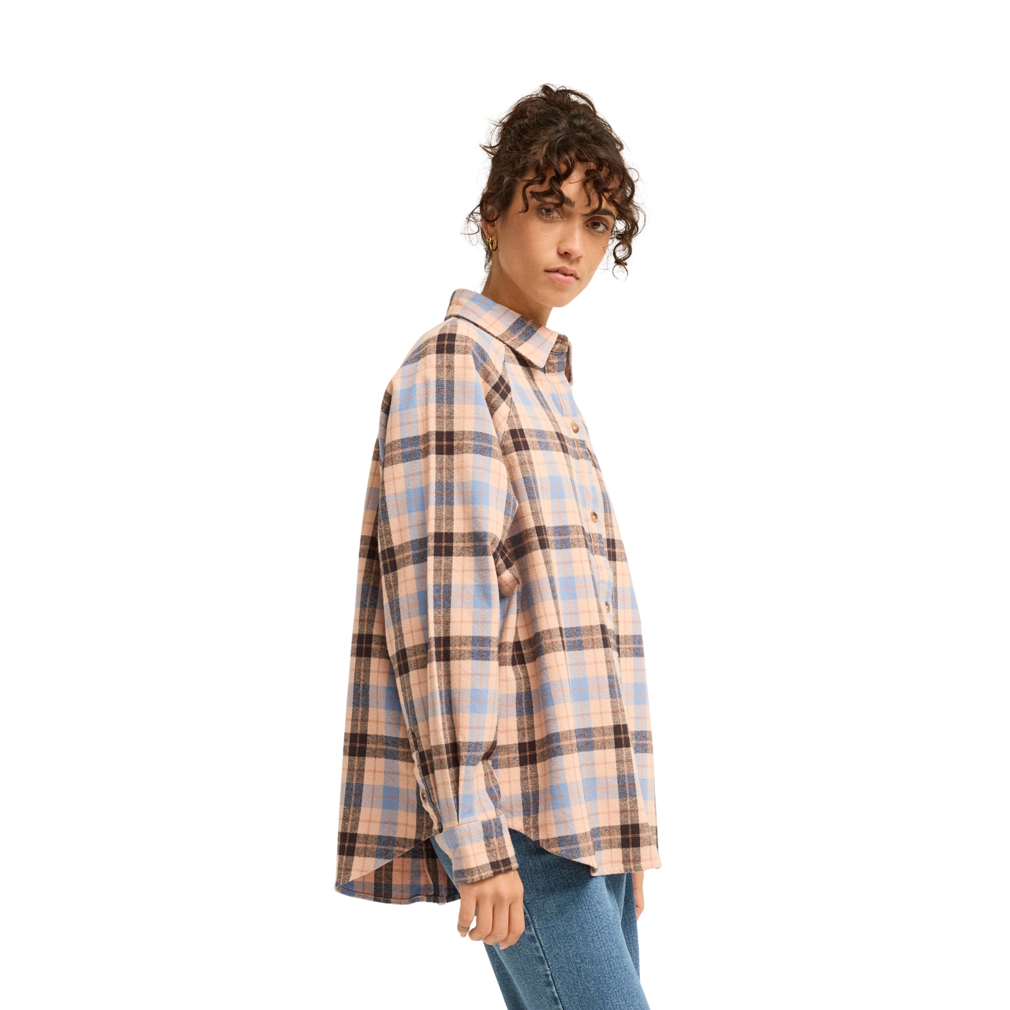 Camisa de mujer Best Times Billabong - Azul denim Azul denim-4