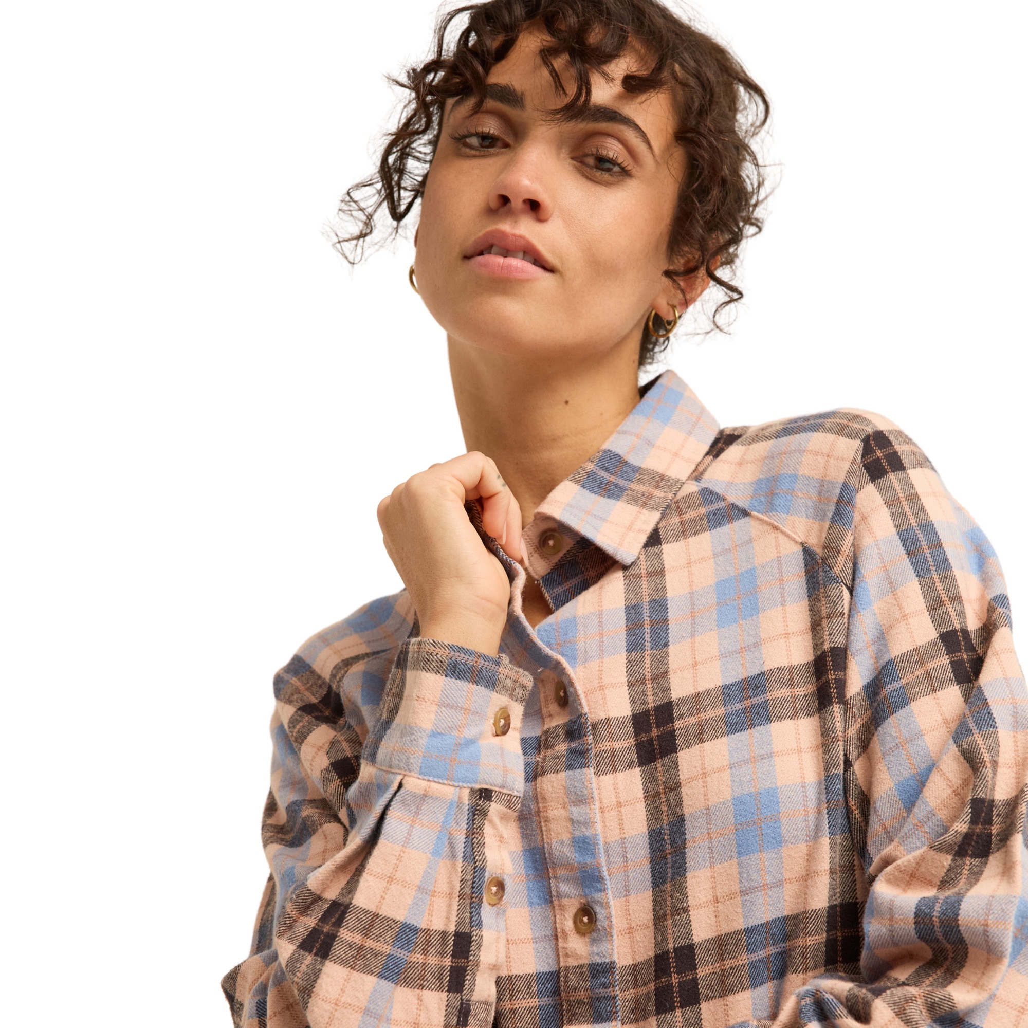 Camisa de mujer Best Times Billabong - Azul denim Azul denim-5