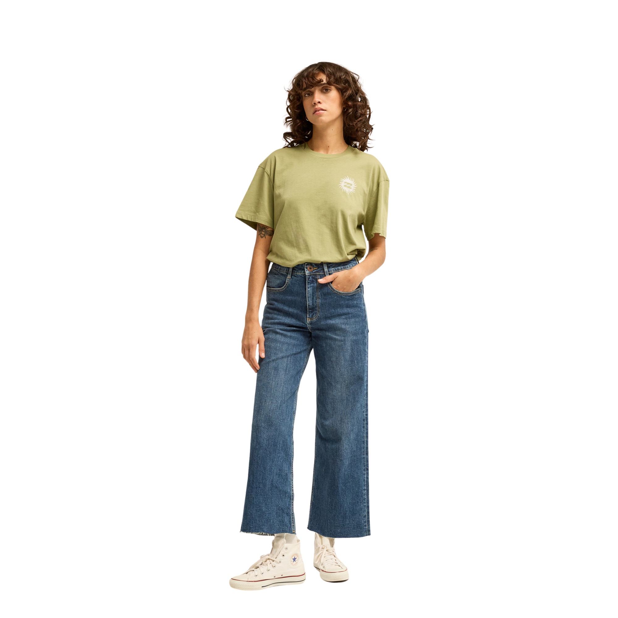 Imagen 3 de Camiseta de mujer Always Looking Billabong - Verde Verde