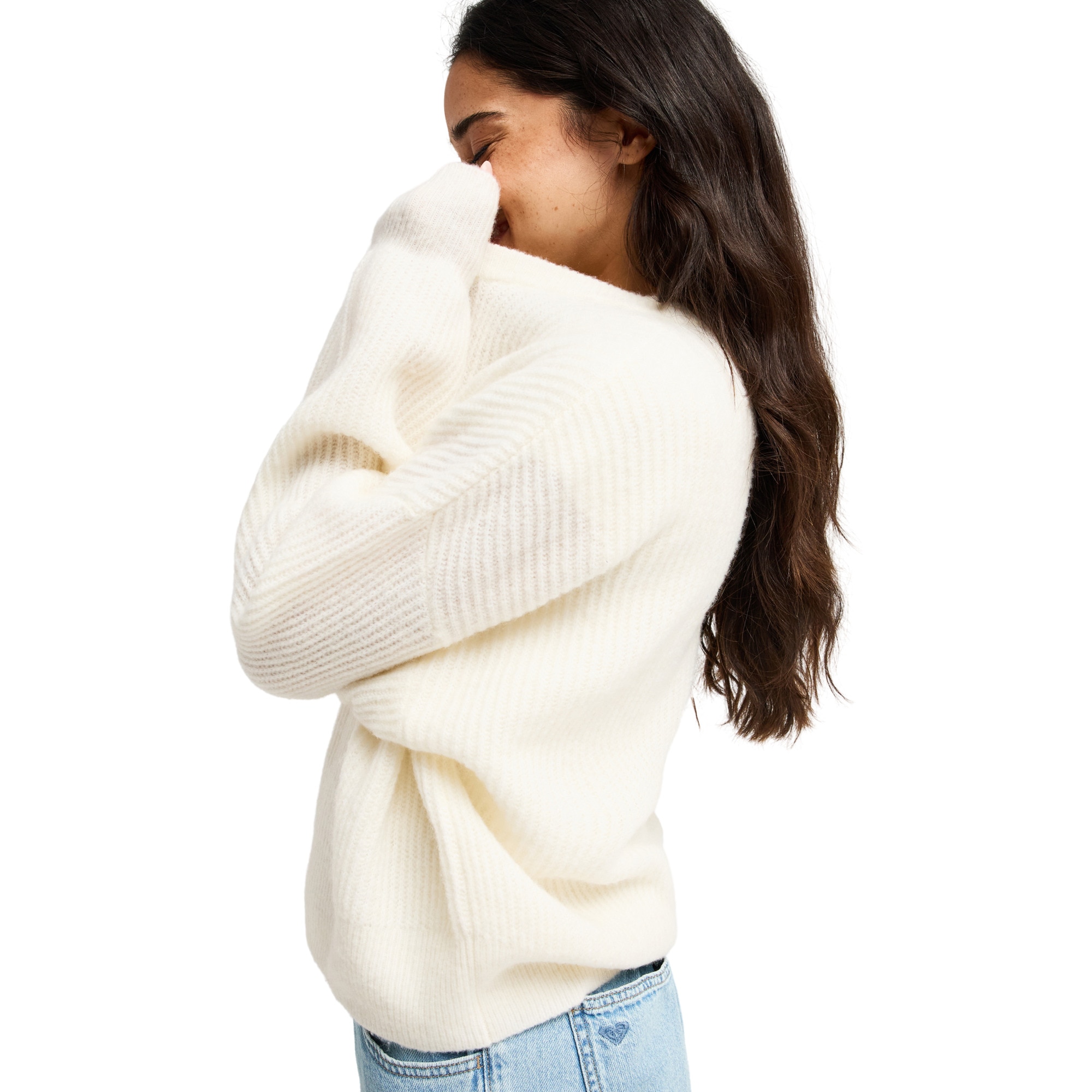 Imagen 3 de Jersey de mujer Loomed Horizon Roxy - Blanco Blanco