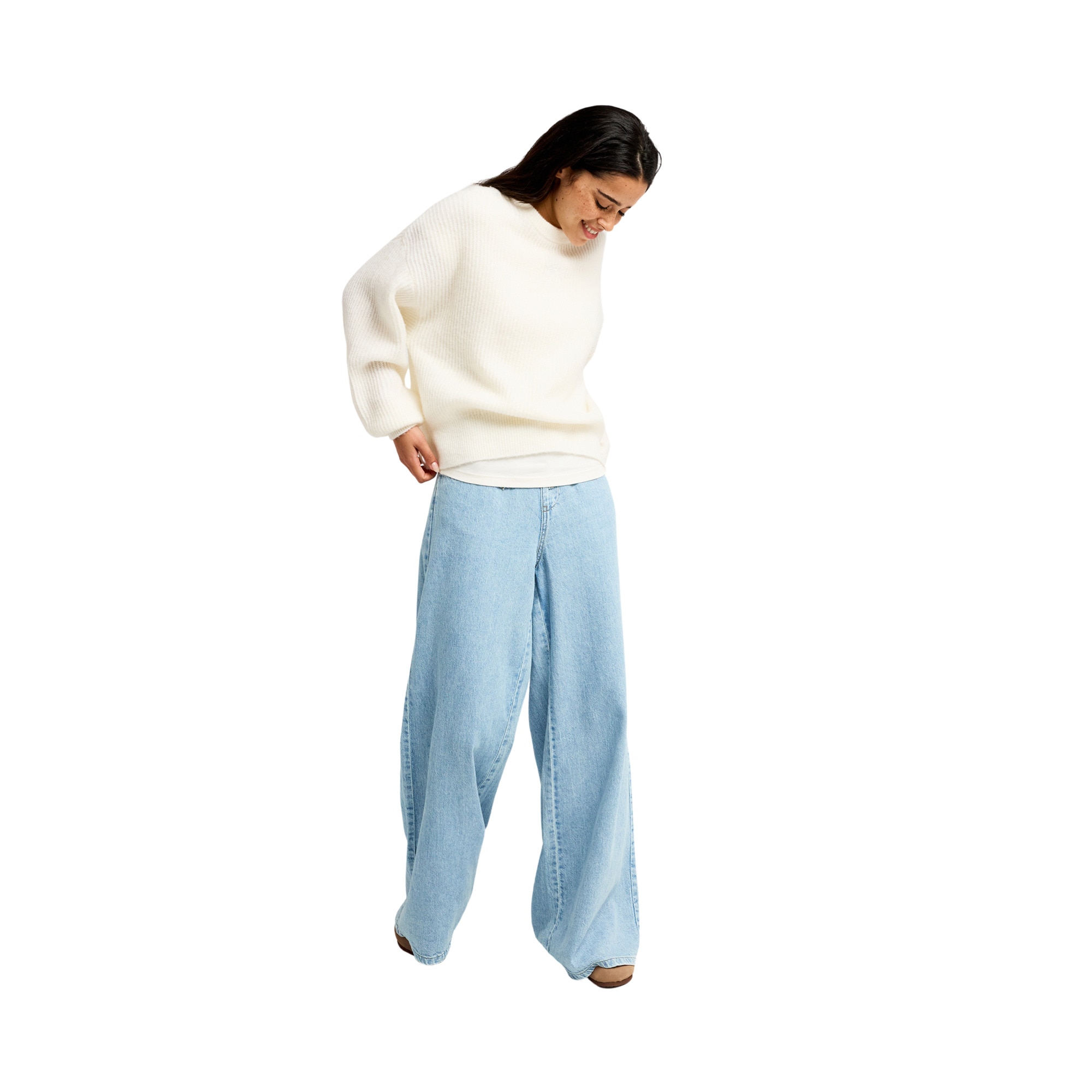 Imagen 5 de Jersey de mujer Loomed Horizon Roxy - Blanco Blanco
