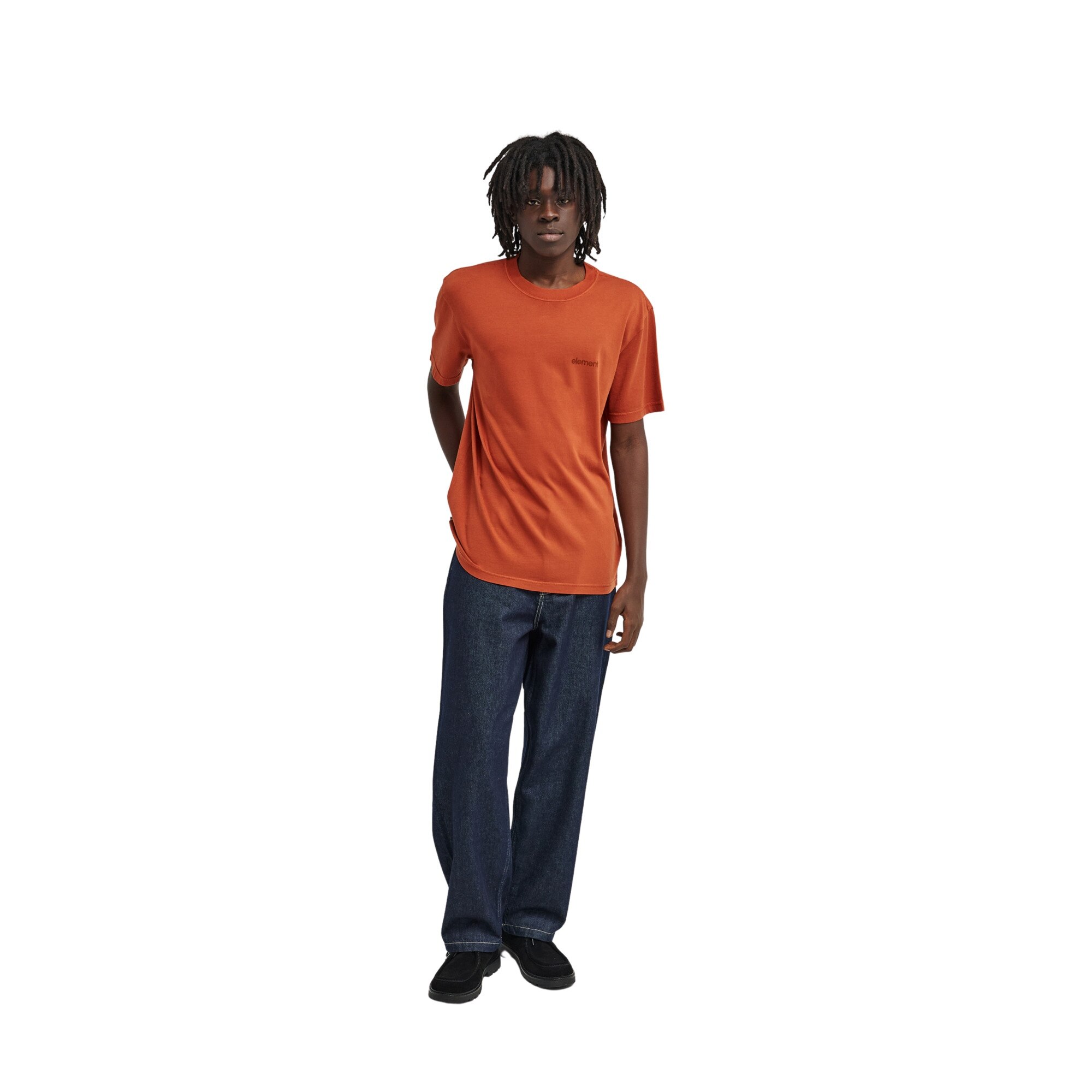 Camiseta de hombre Lowcase Pigment Element - Naranja Naranja-3