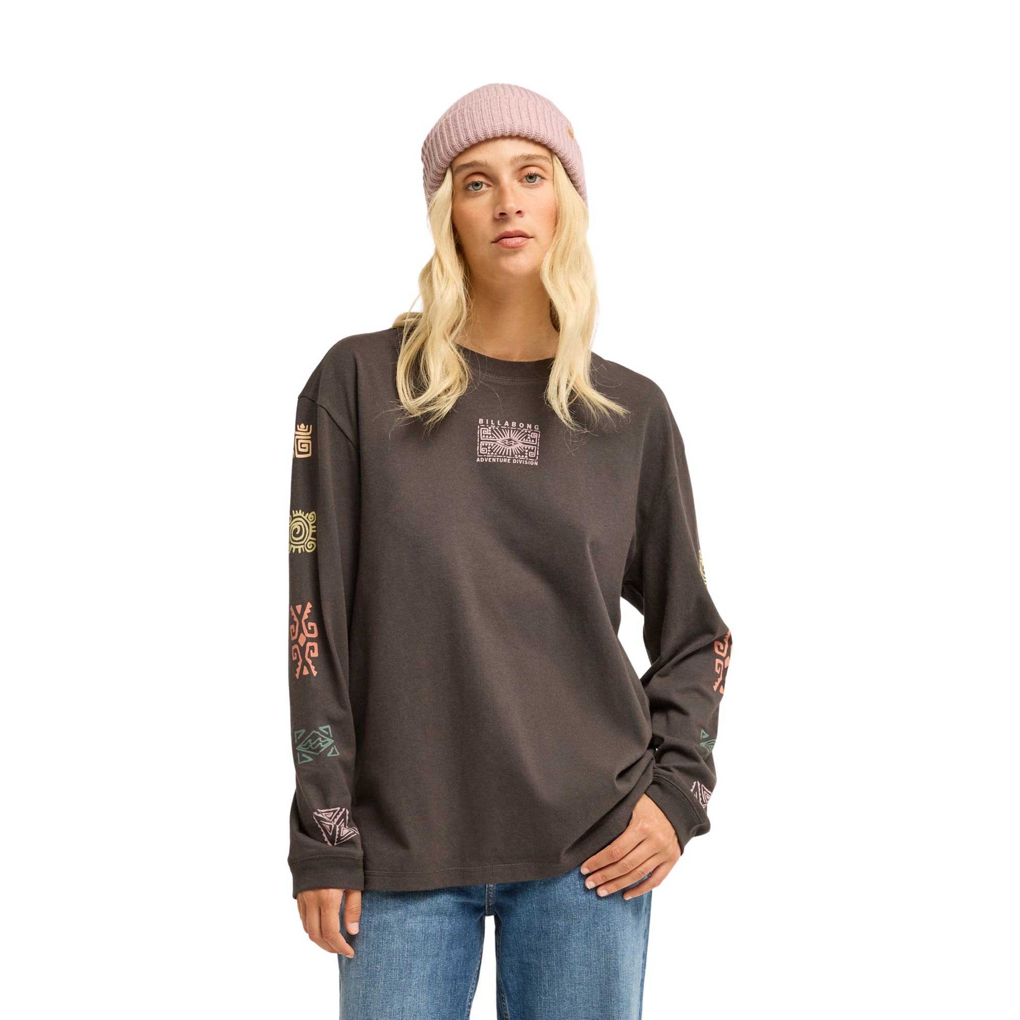 Imagen 1 de Camiseta de mujer A/DIV Stamp Billabong - Negro Negro